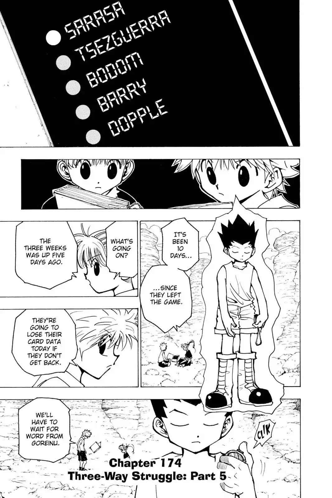 Hunter X Hunter chapter 174 page 1