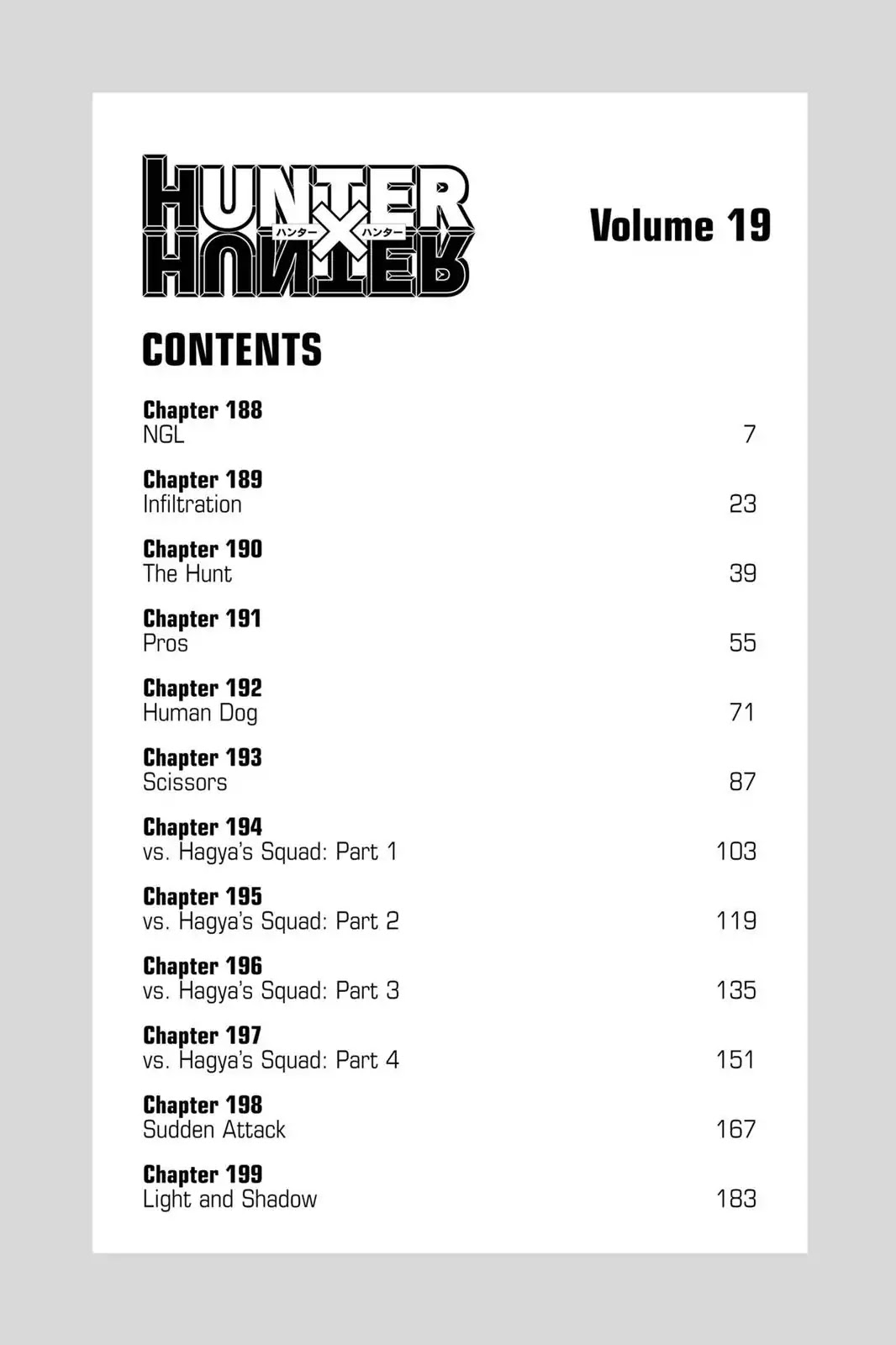 Hunter X Hunter chapter 188 page 6