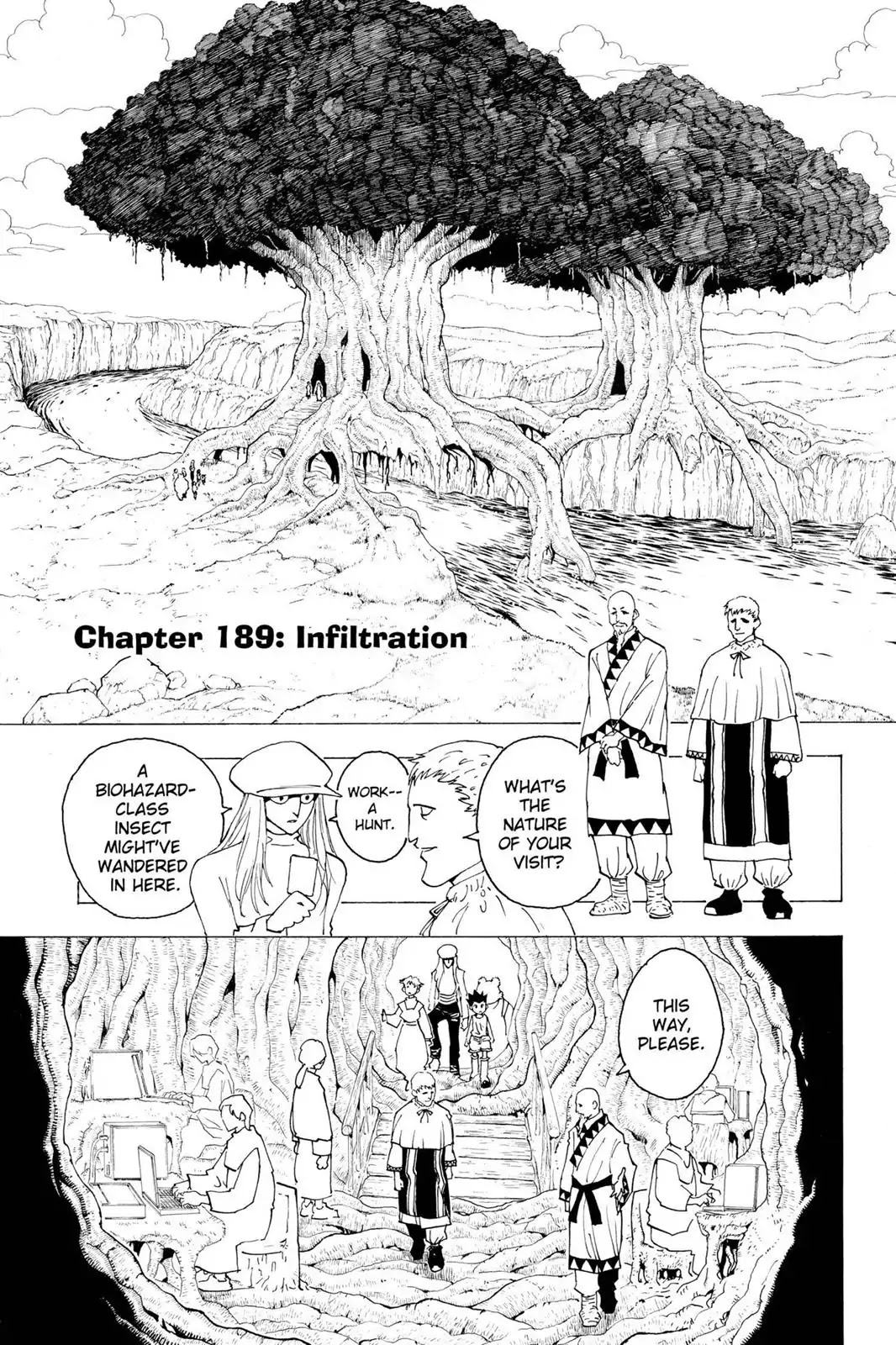 Hunter X Hunter chapter 189 page 1