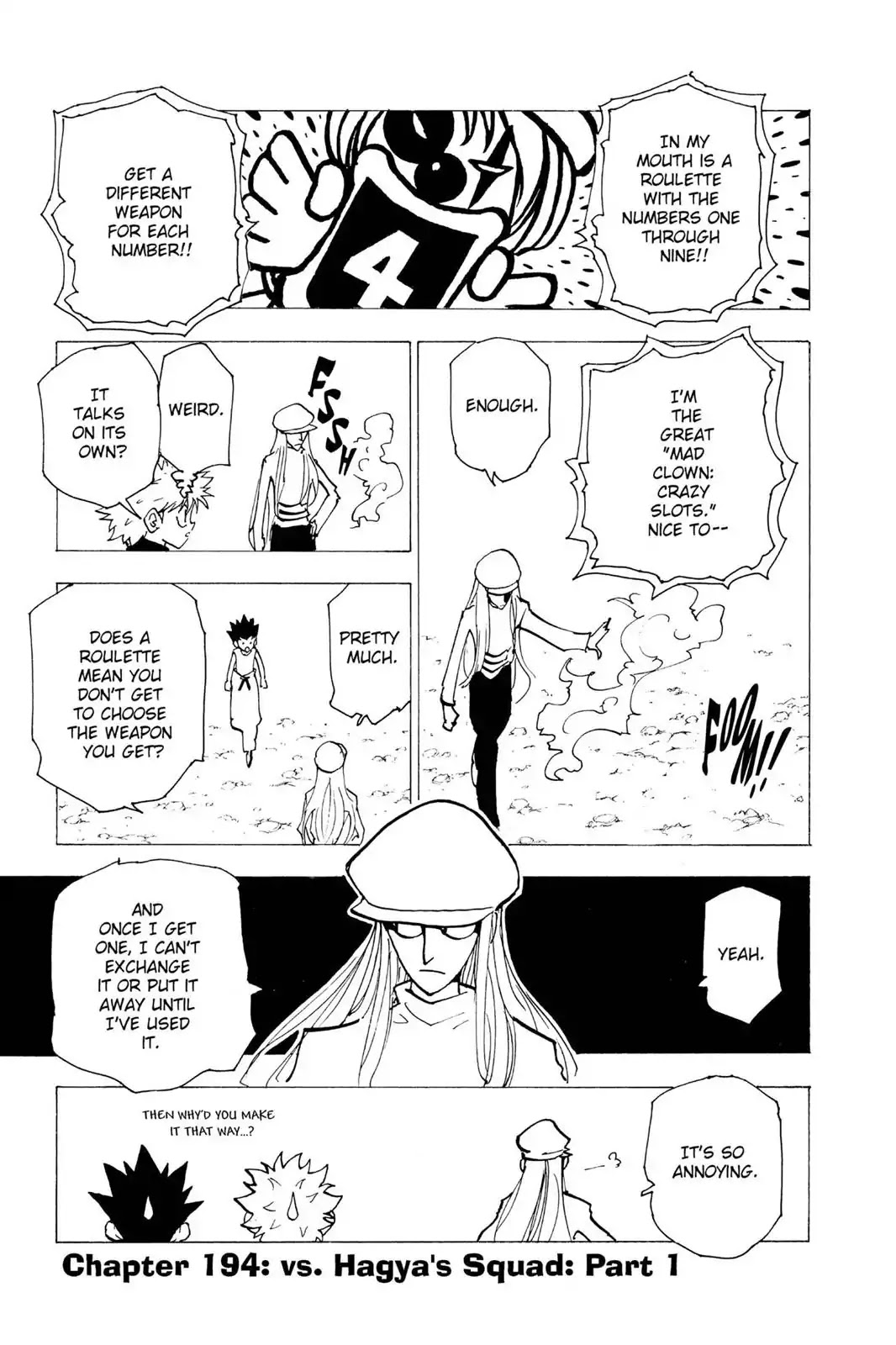 Hunter X Hunter chapter 194 page 1