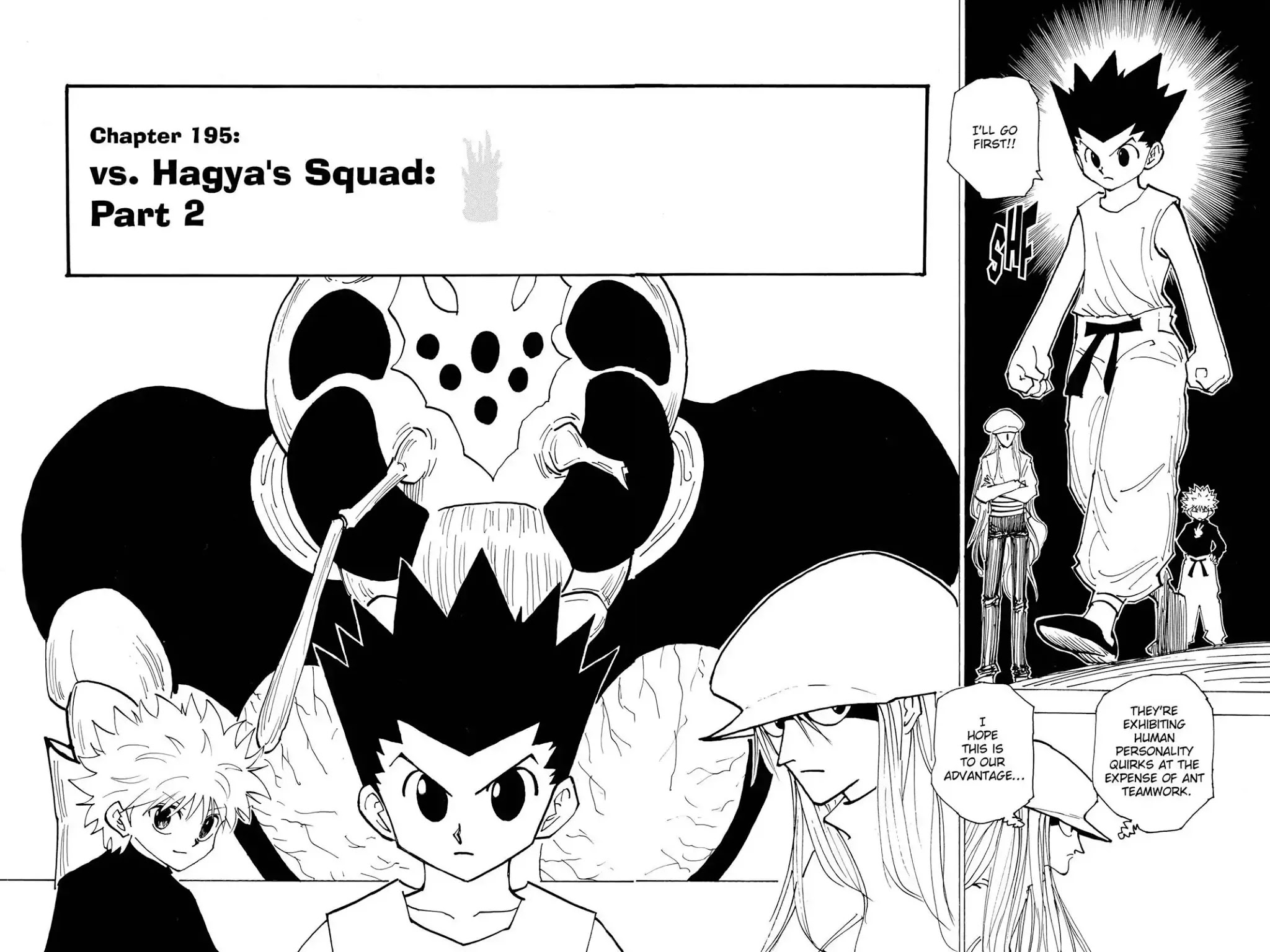Hunter X Hunter chapter 195 page 2