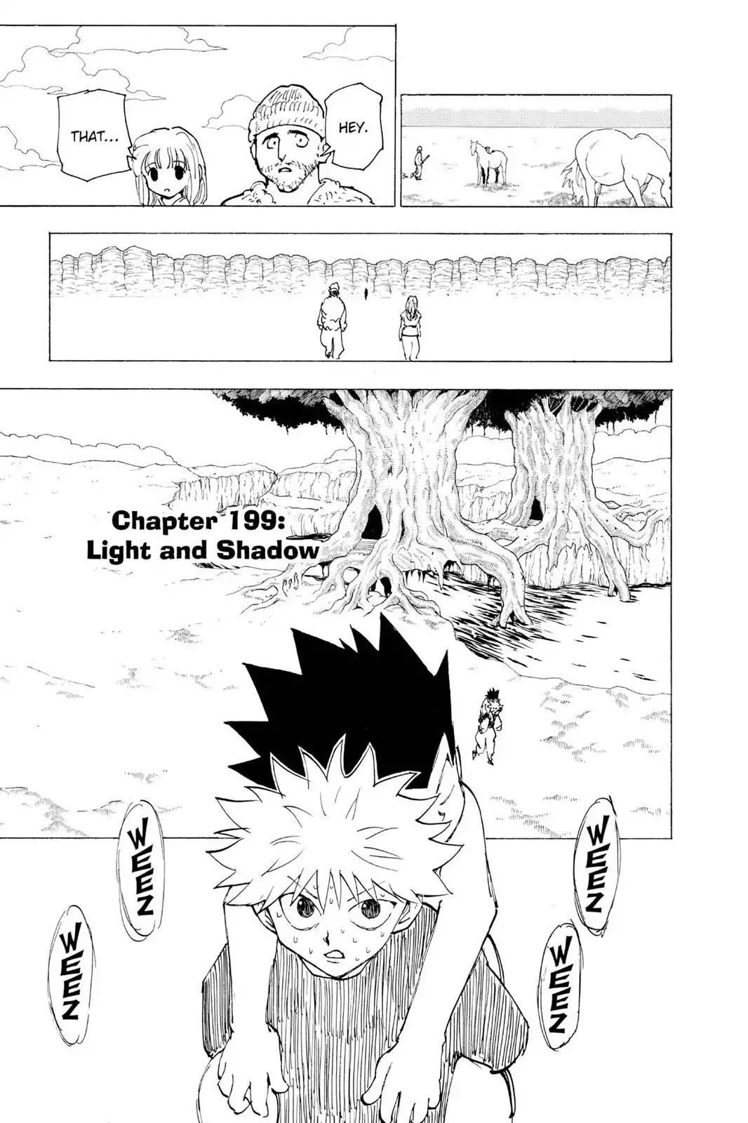 Hunter X Hunter chapter 199 page 1