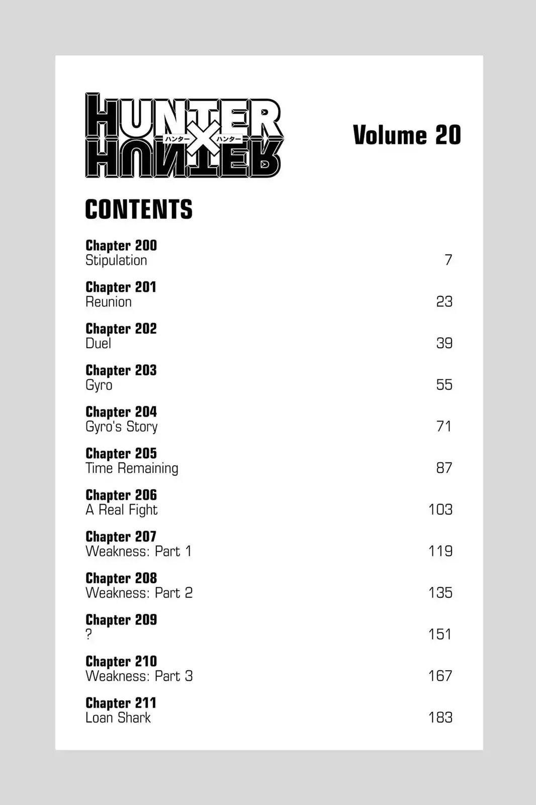 Hunter X Hunter chapter 200 page 6