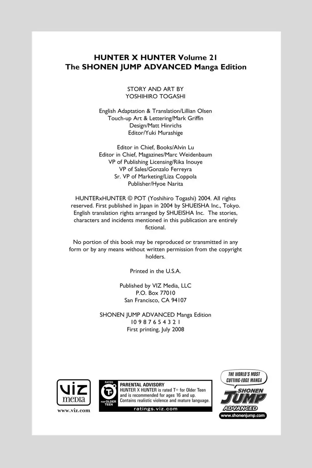 Hunter X Hunter chapter 212 page 3