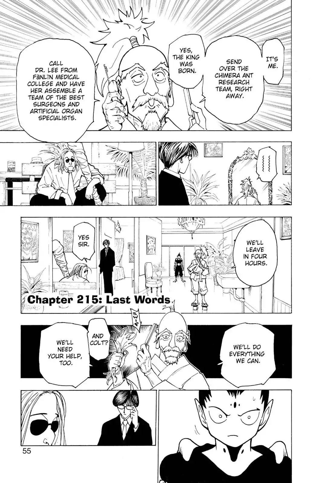 Hunter X Hunter chapter 215 page 1