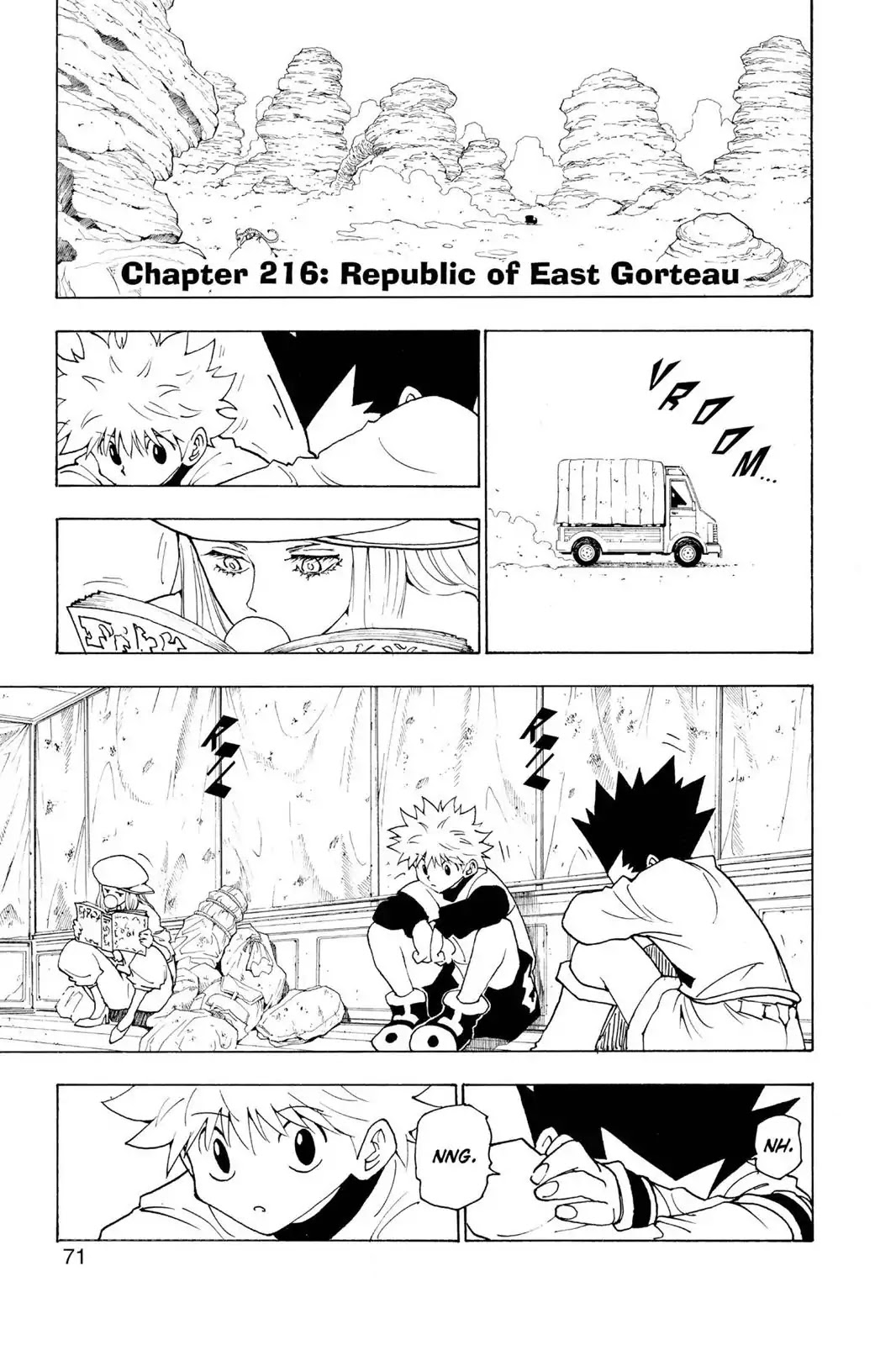 Hunter X Hunter chapter 216 page 1