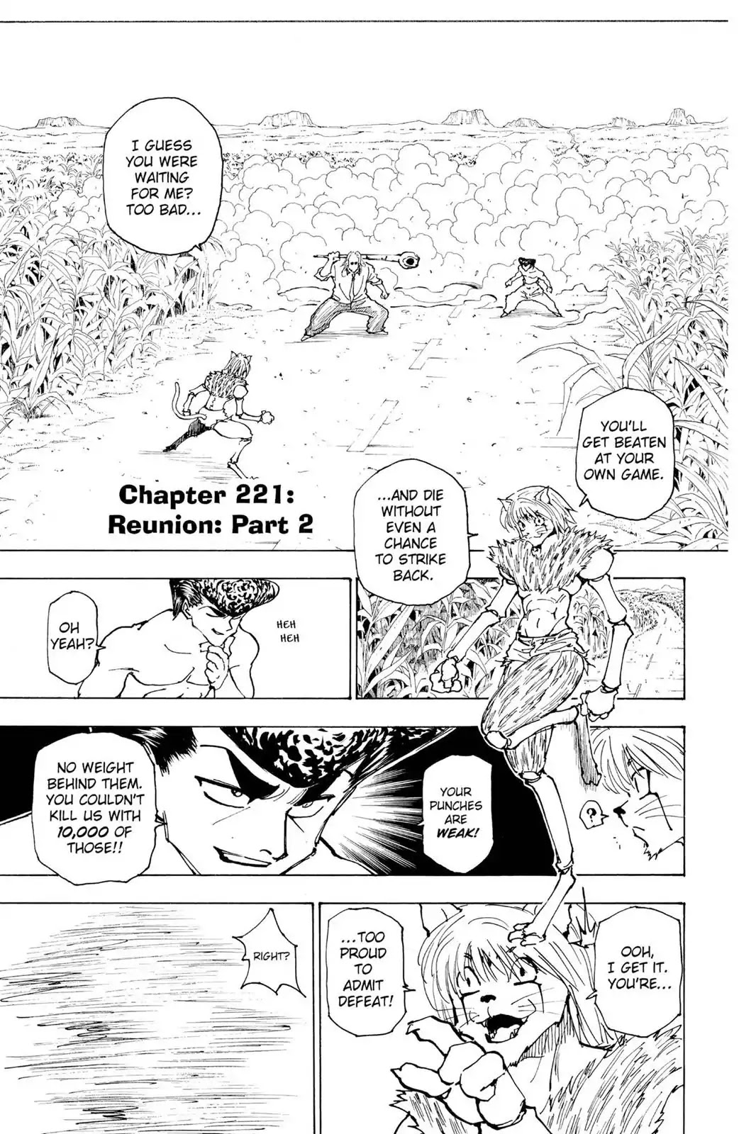 Hunter X Hunter chapter 221 page 1
