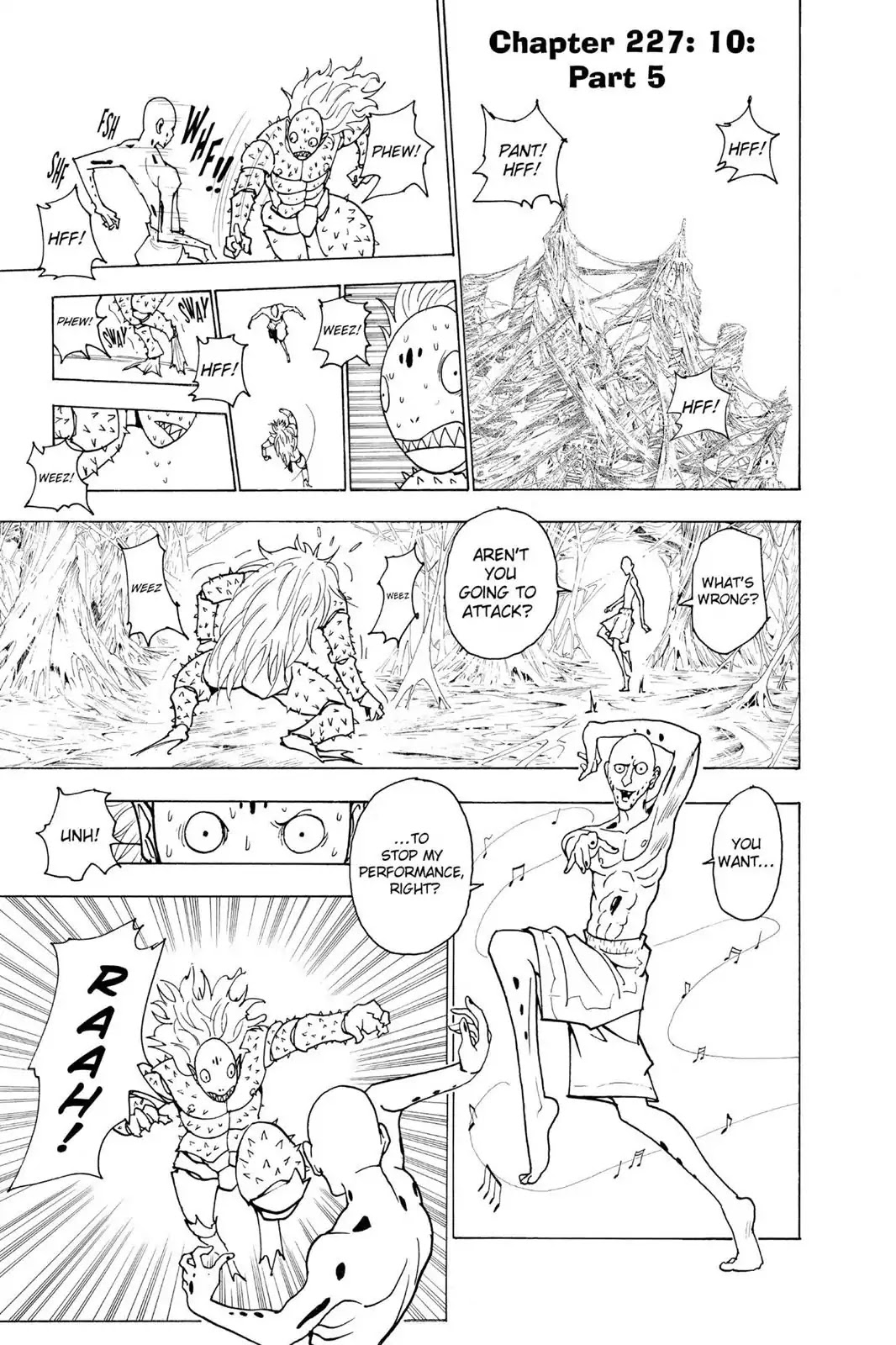 Hunter X Hunter chapter 227 page 1