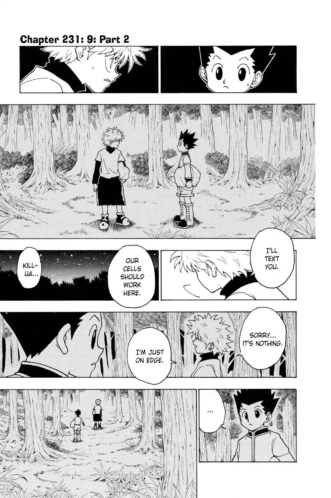 Hunter X Hunter chapter 231 page 1