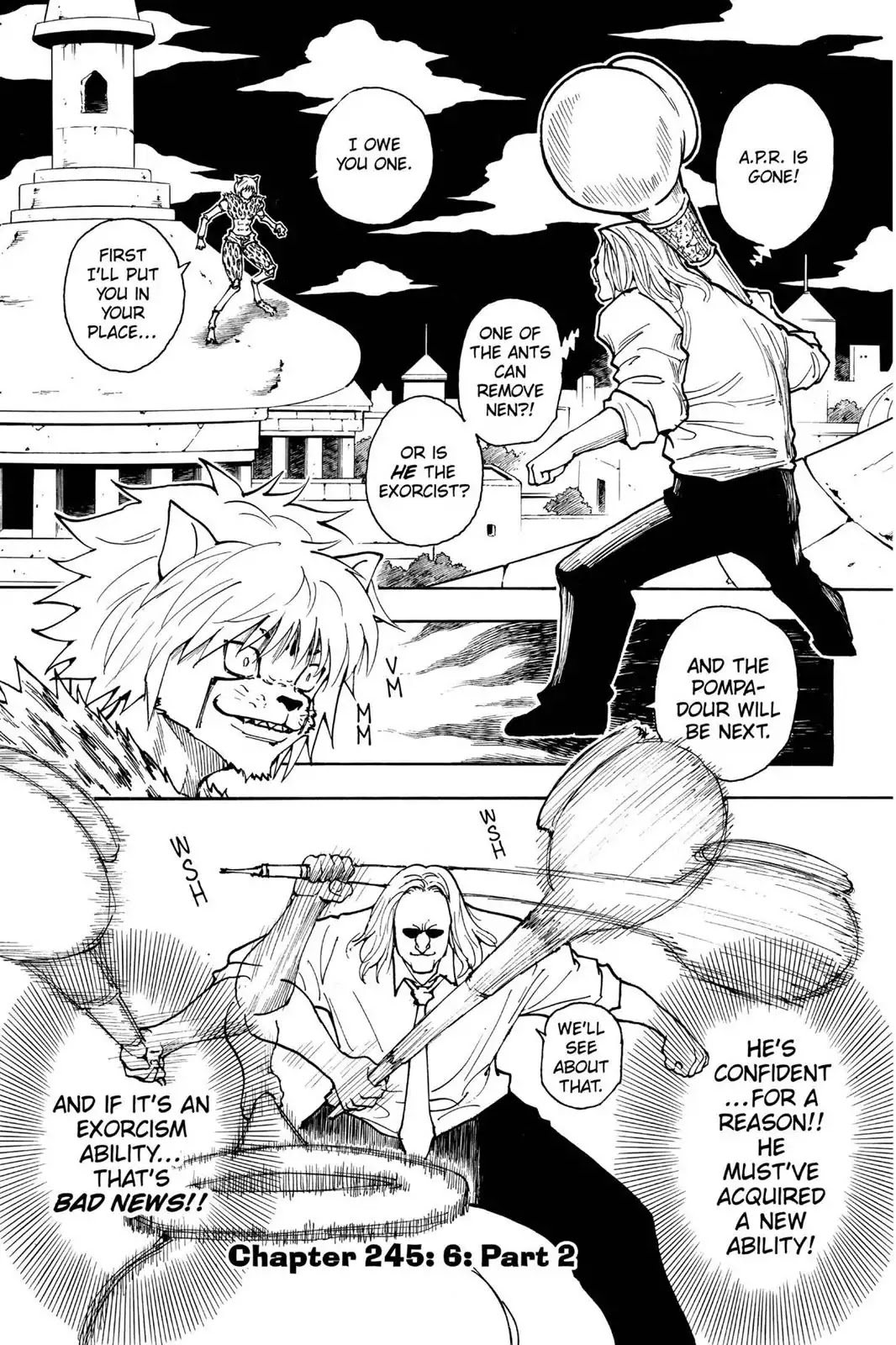 Hunter X Hunter chapter 245 page 1