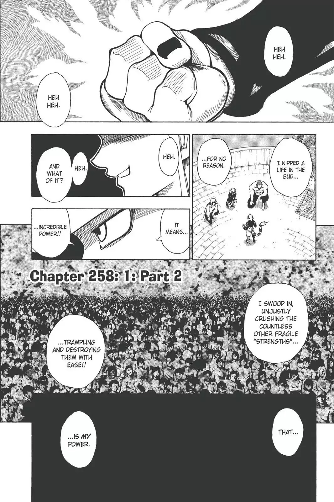 Hunter X Hunter chapter 258 page 1
