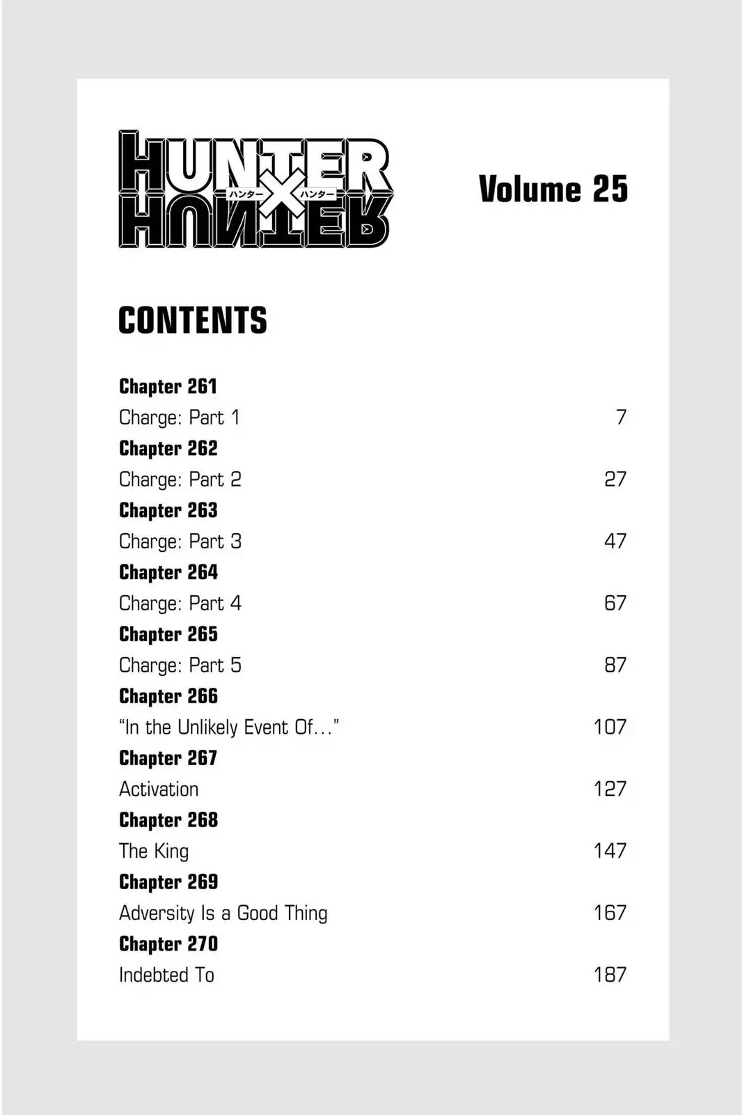 Hunter X Hunter chapter 261 page 6