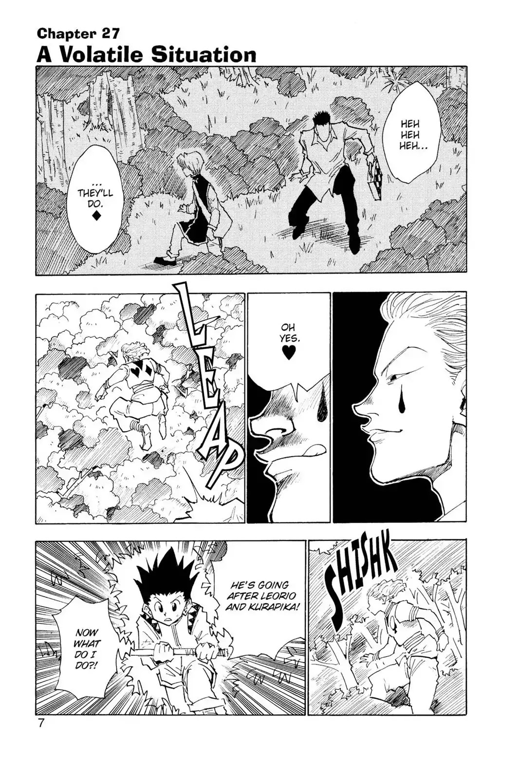 Hunter X Hunter chapter 27 page 7
