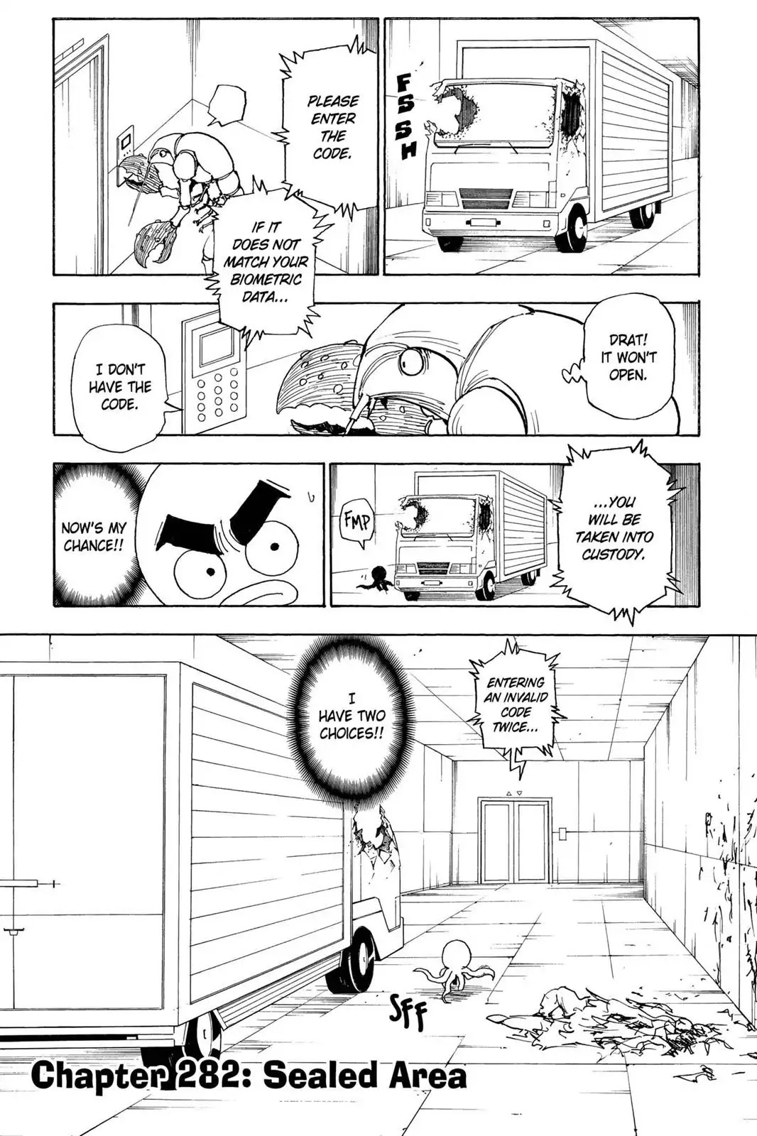 Hunter X Hunter chapter 282 page 1