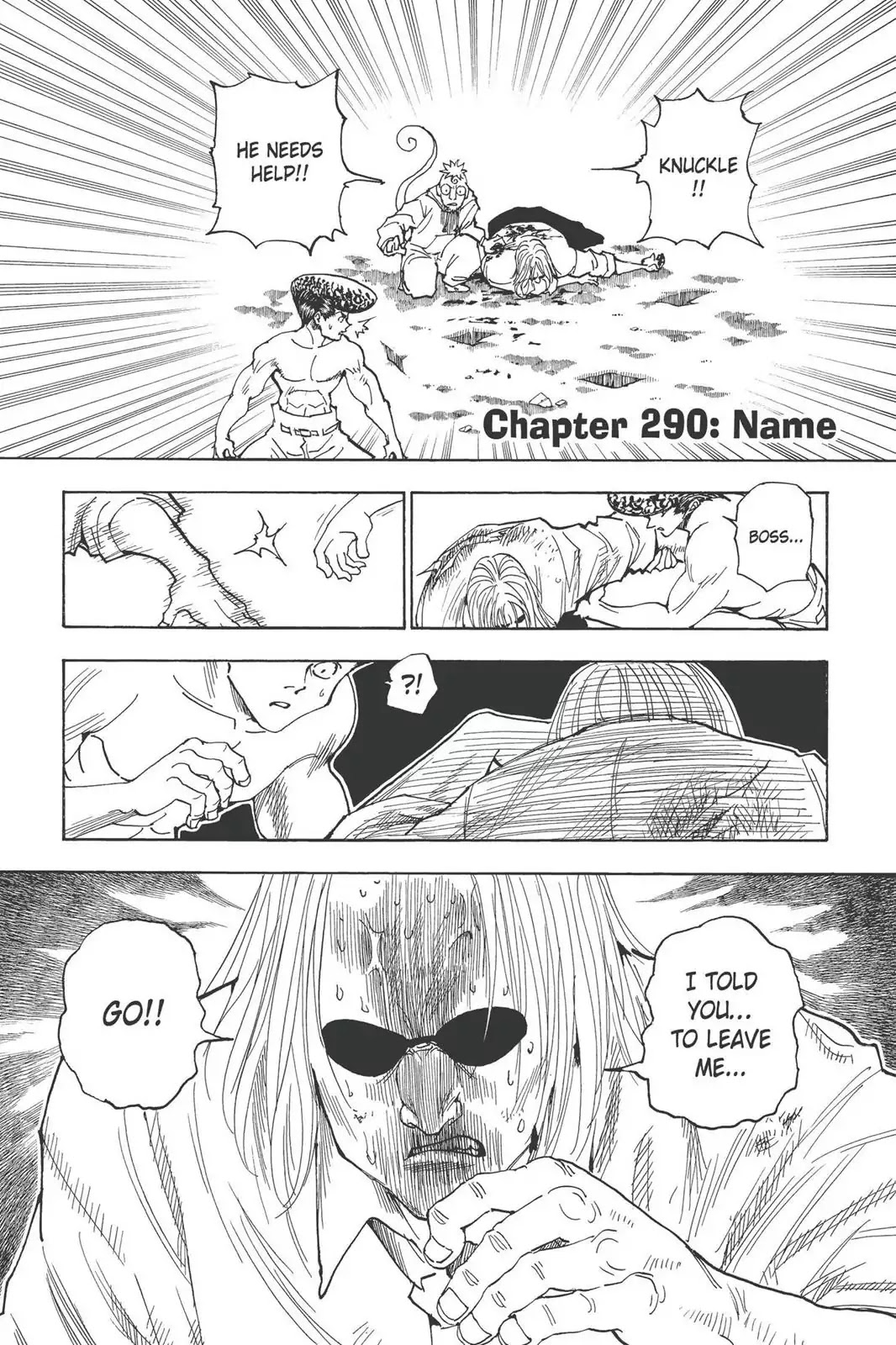 Hunter X Hunter chapter 290 page 1
