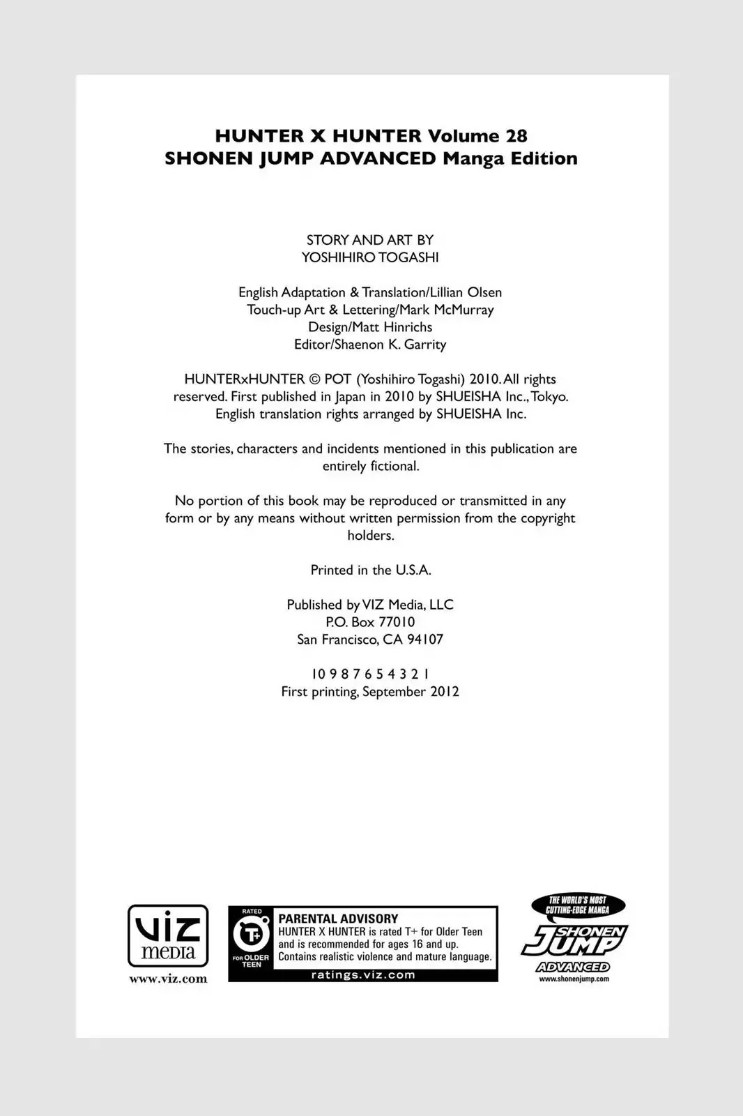 Hunter X Hunter chapter 291 page 3