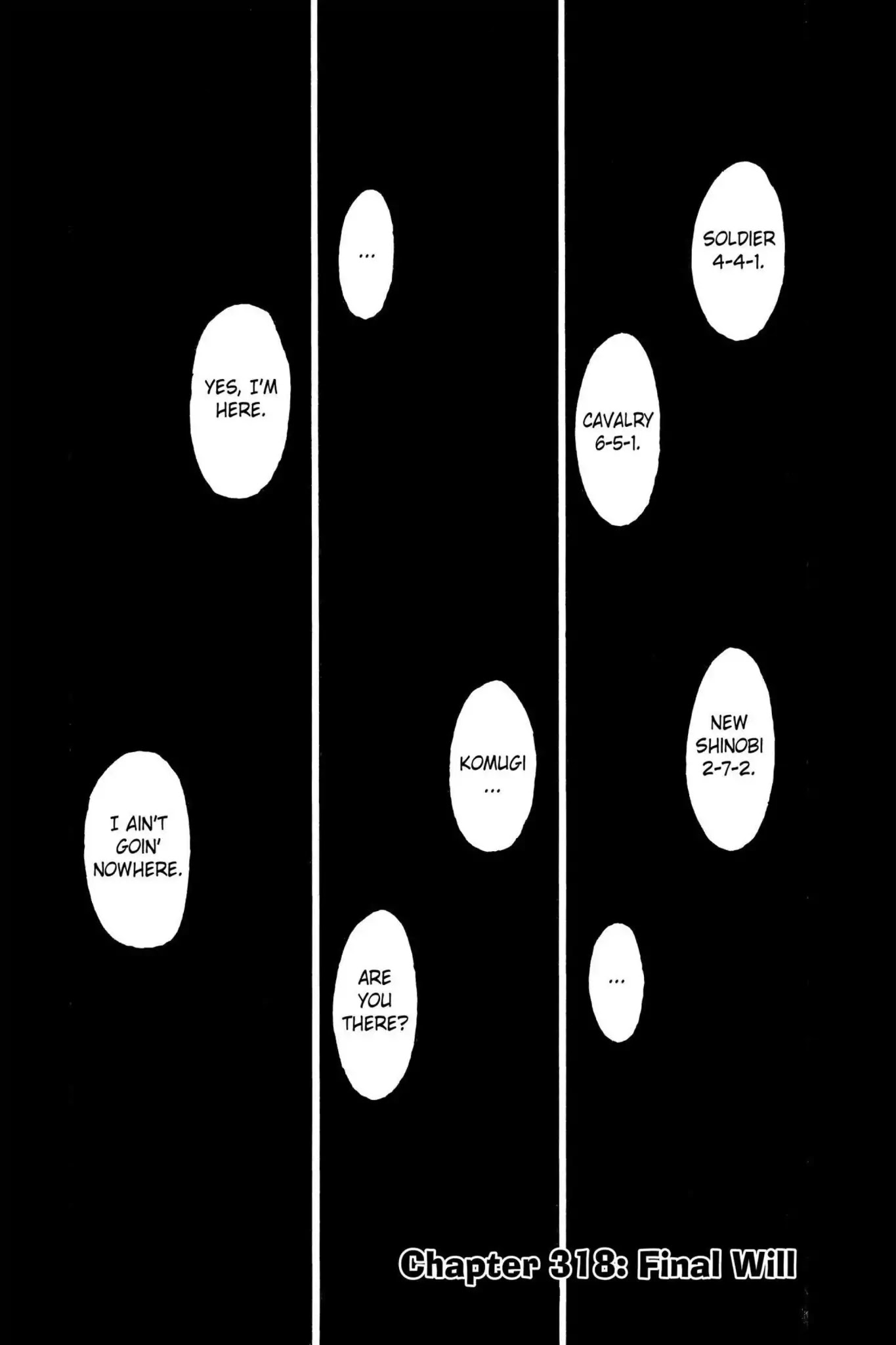 Hunter X Hunter chapter 318 page 1