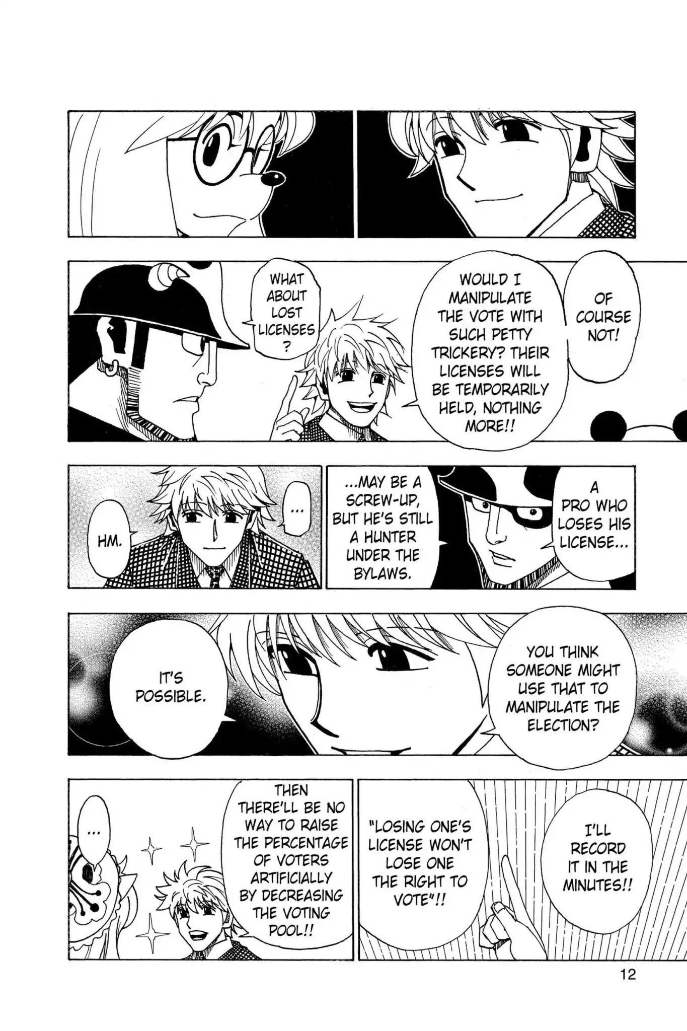 Hunter X Hunter chapter 321 page 12