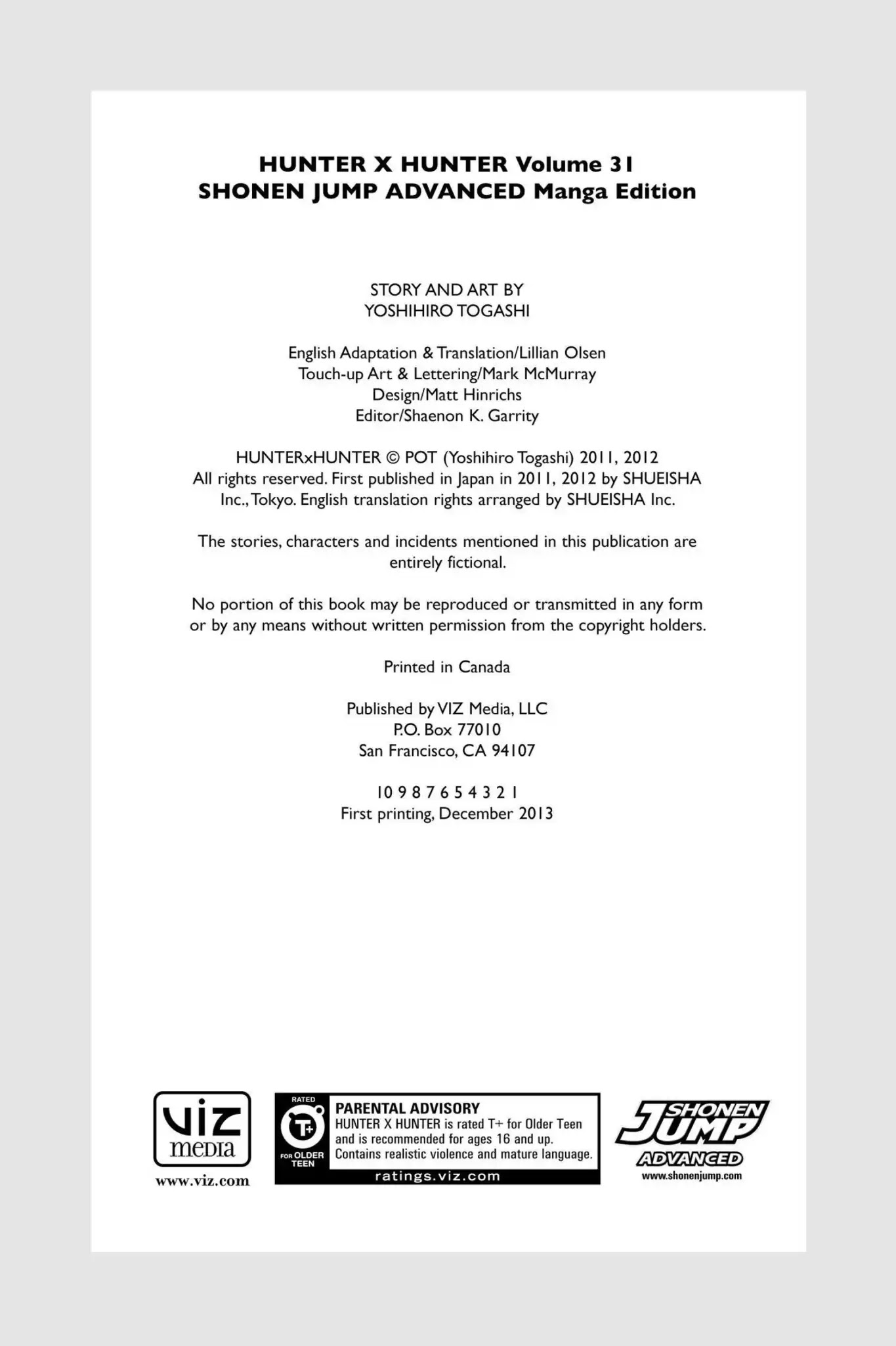 Hunter X Hunter chapter 321 page 3