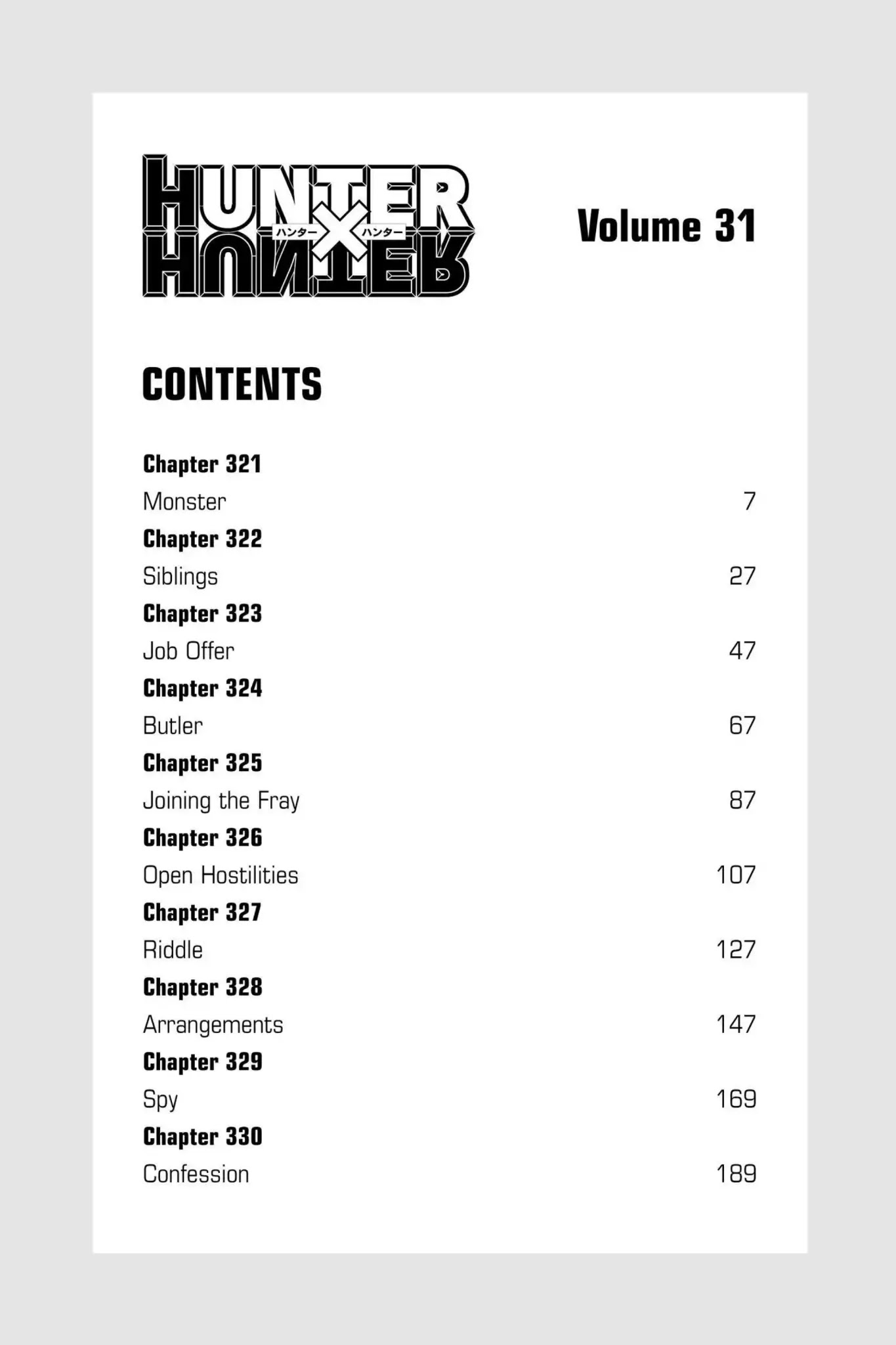 Hunter X Hunter chapter 321 page 6