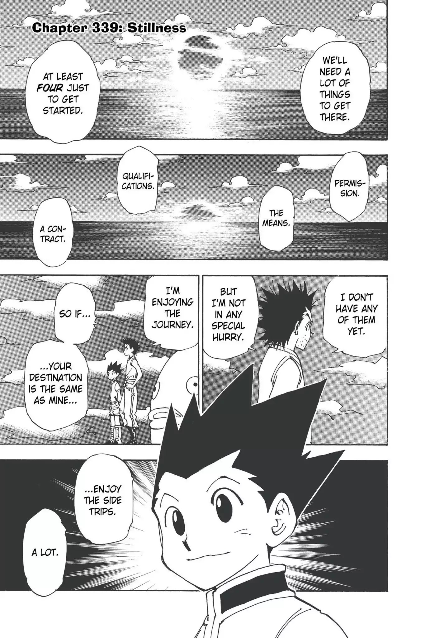 Hunter X Hunter chapter 339 page 1