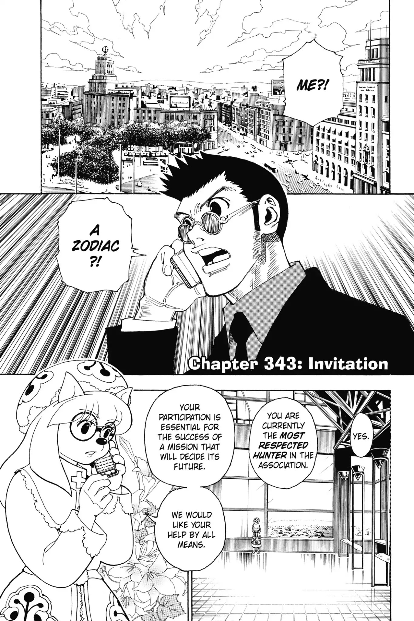Hunter X Hunter chapter 343 page 1