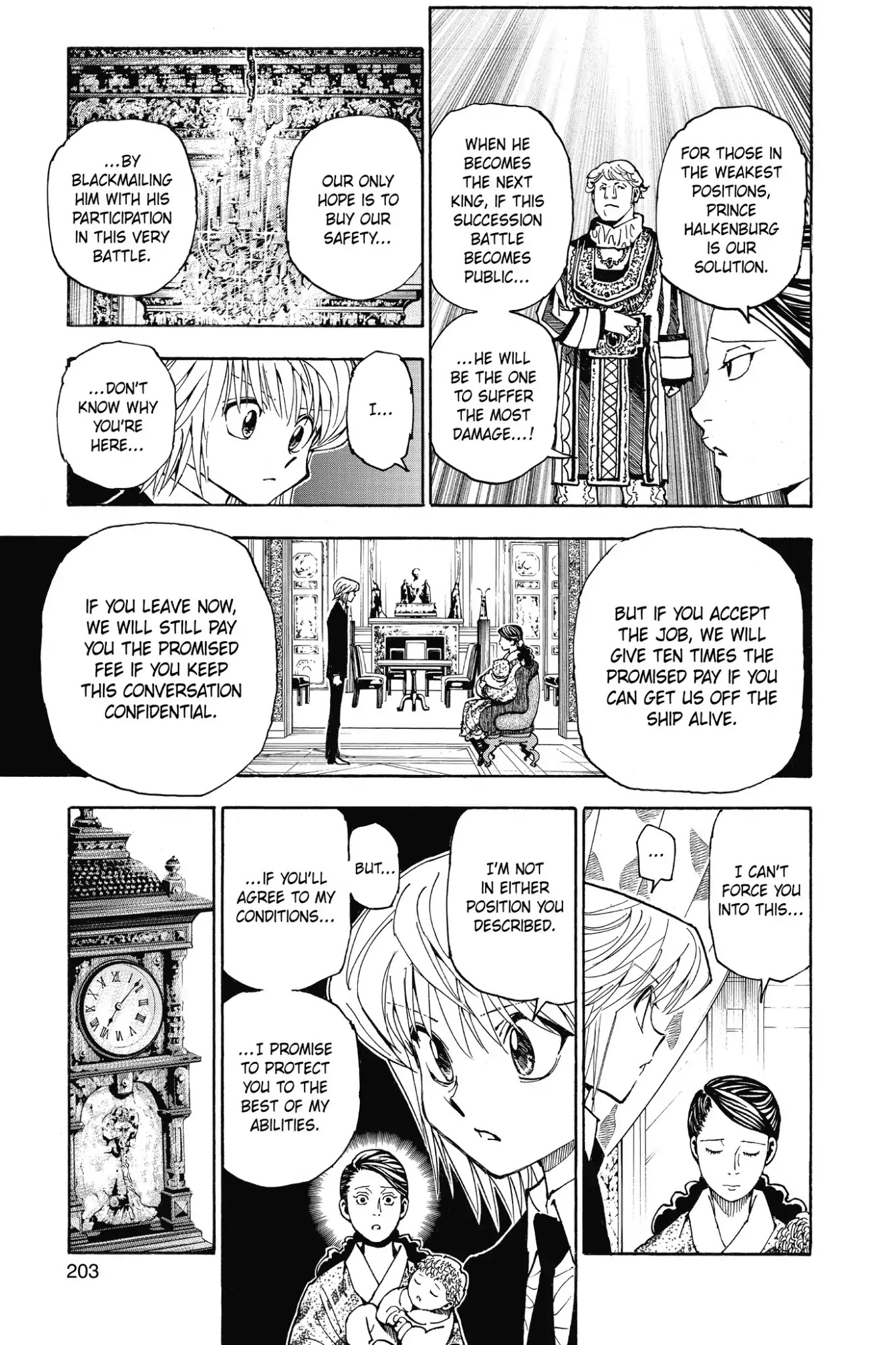 Hunter X Hunter chapter 350 page 17