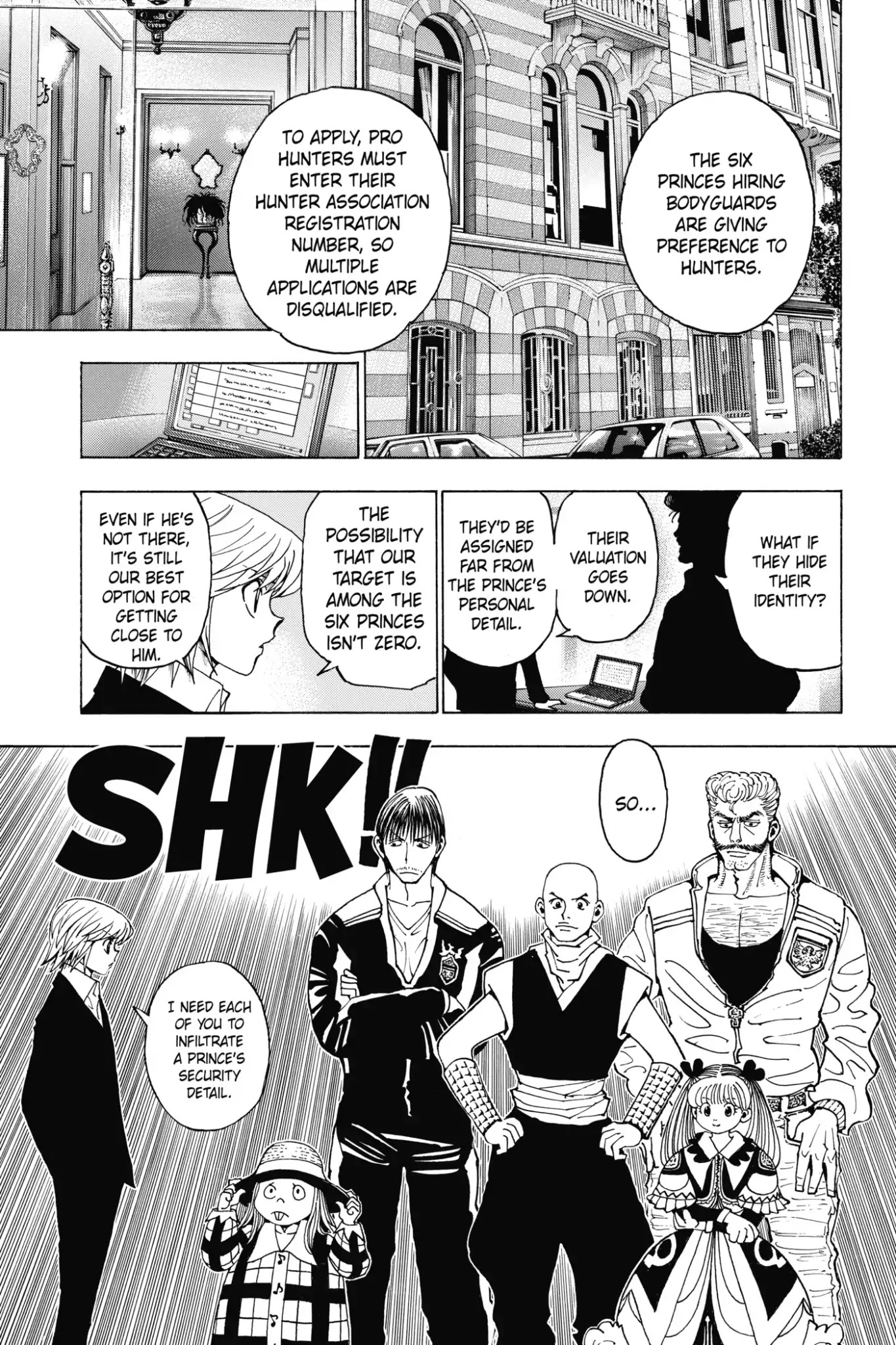 Hunter X Hunter chapter 350 page 3