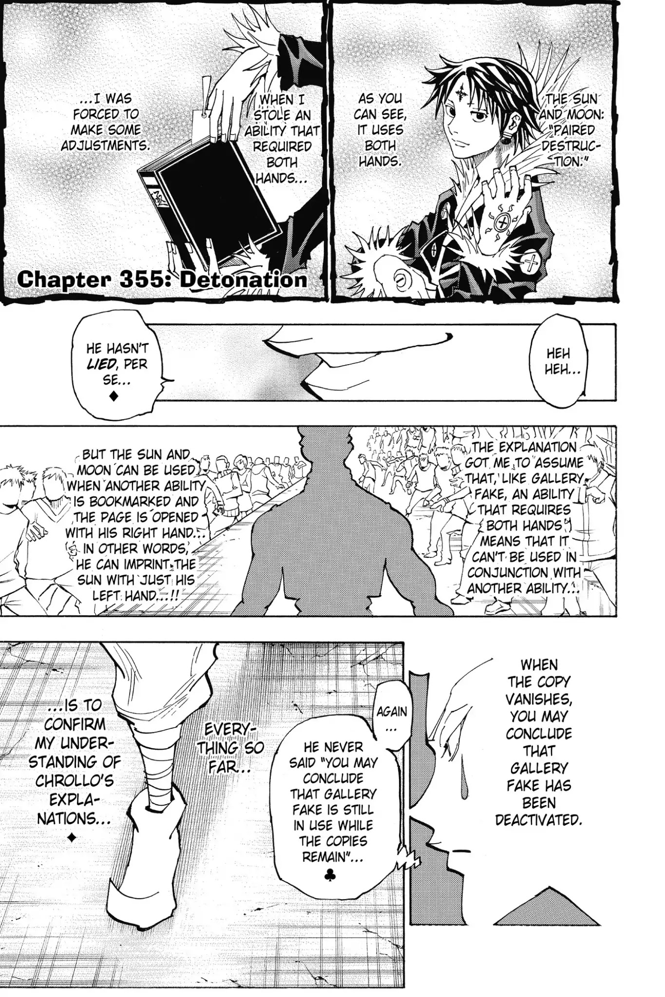 Hunter X Hunter chapter 355 page 1