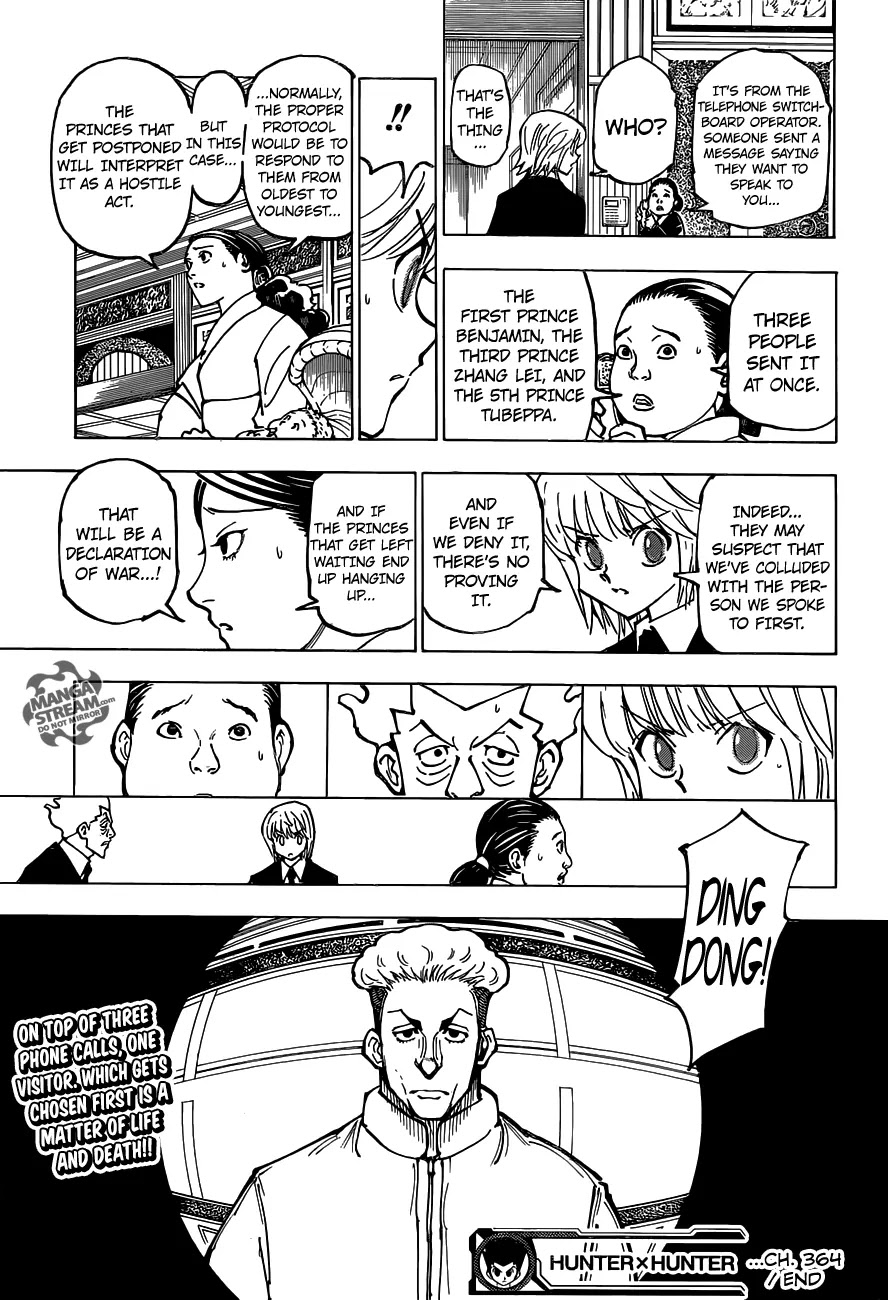 Hunter X Hunter chapter 364 page 20