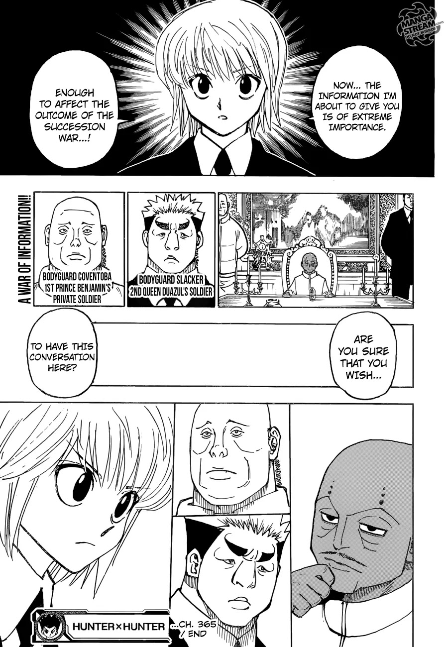 Hunter X Hunter chapter 365 page 22