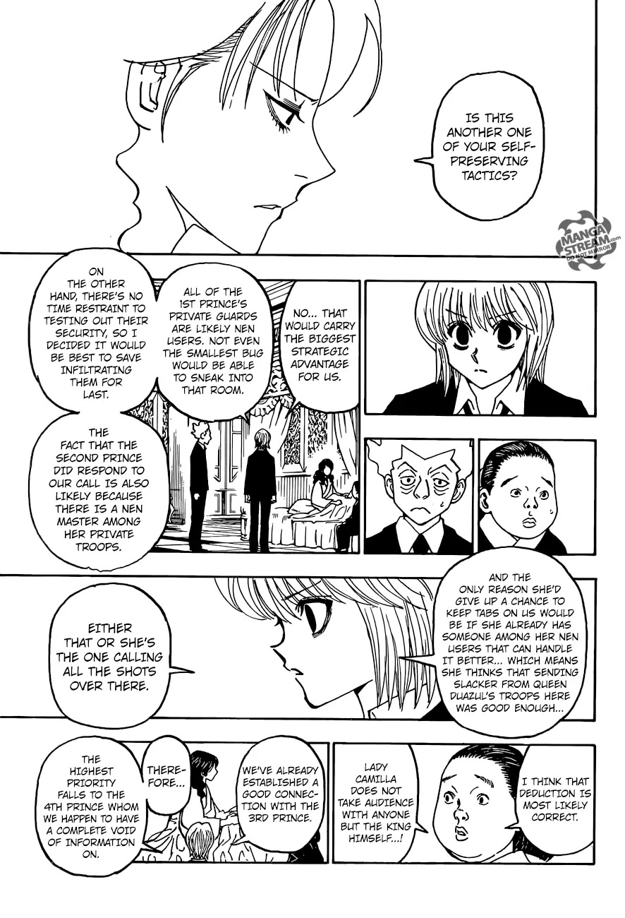 Hunter X Hunter chapter 369 page 9