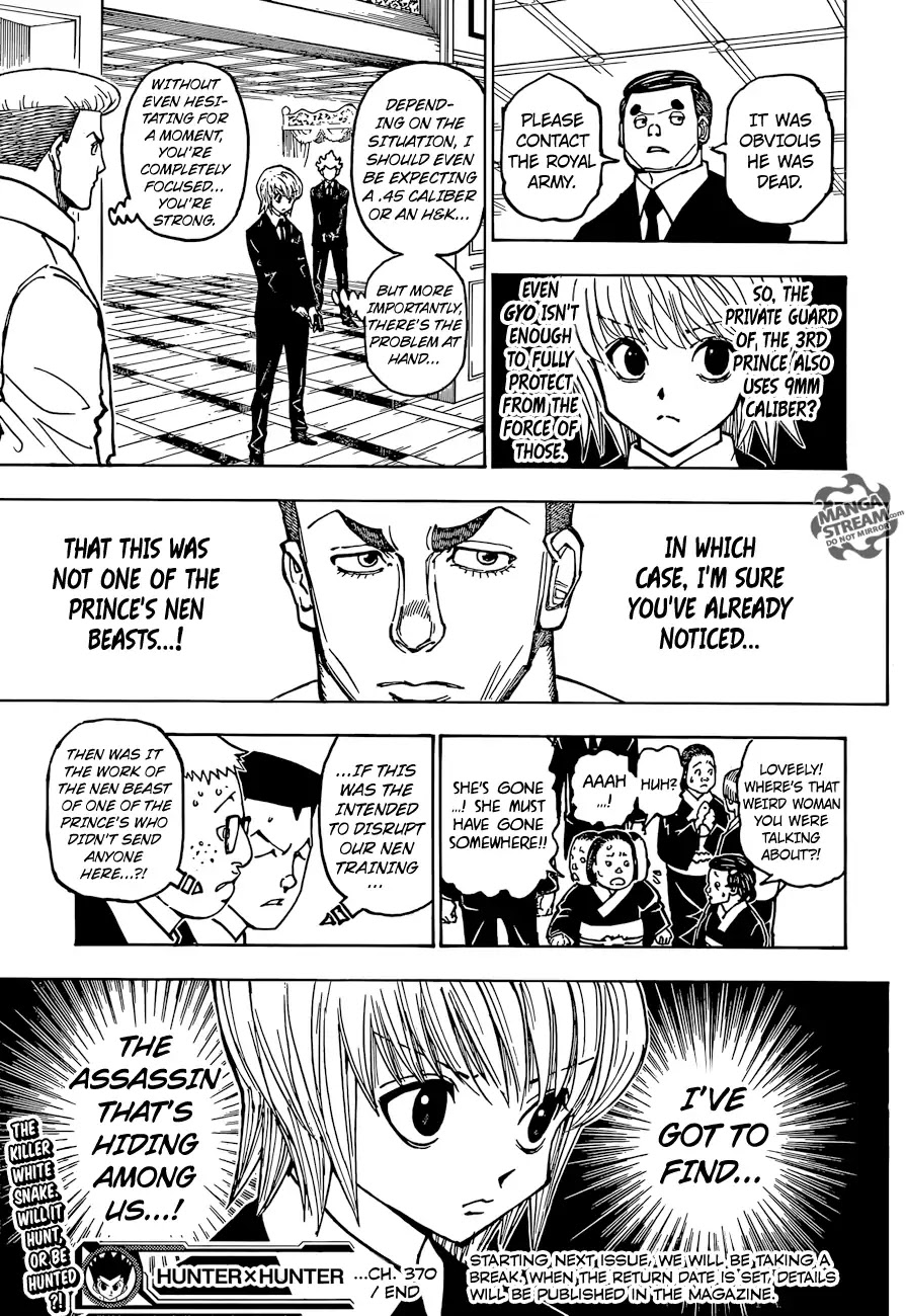 Hunter X Hunter chapter 370 page 21