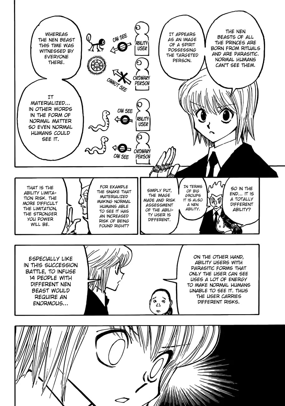 Hunter X Hunter chapter 371 page 8