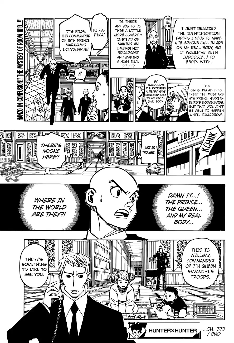 Hunter X Hunter chapter 373 page 21