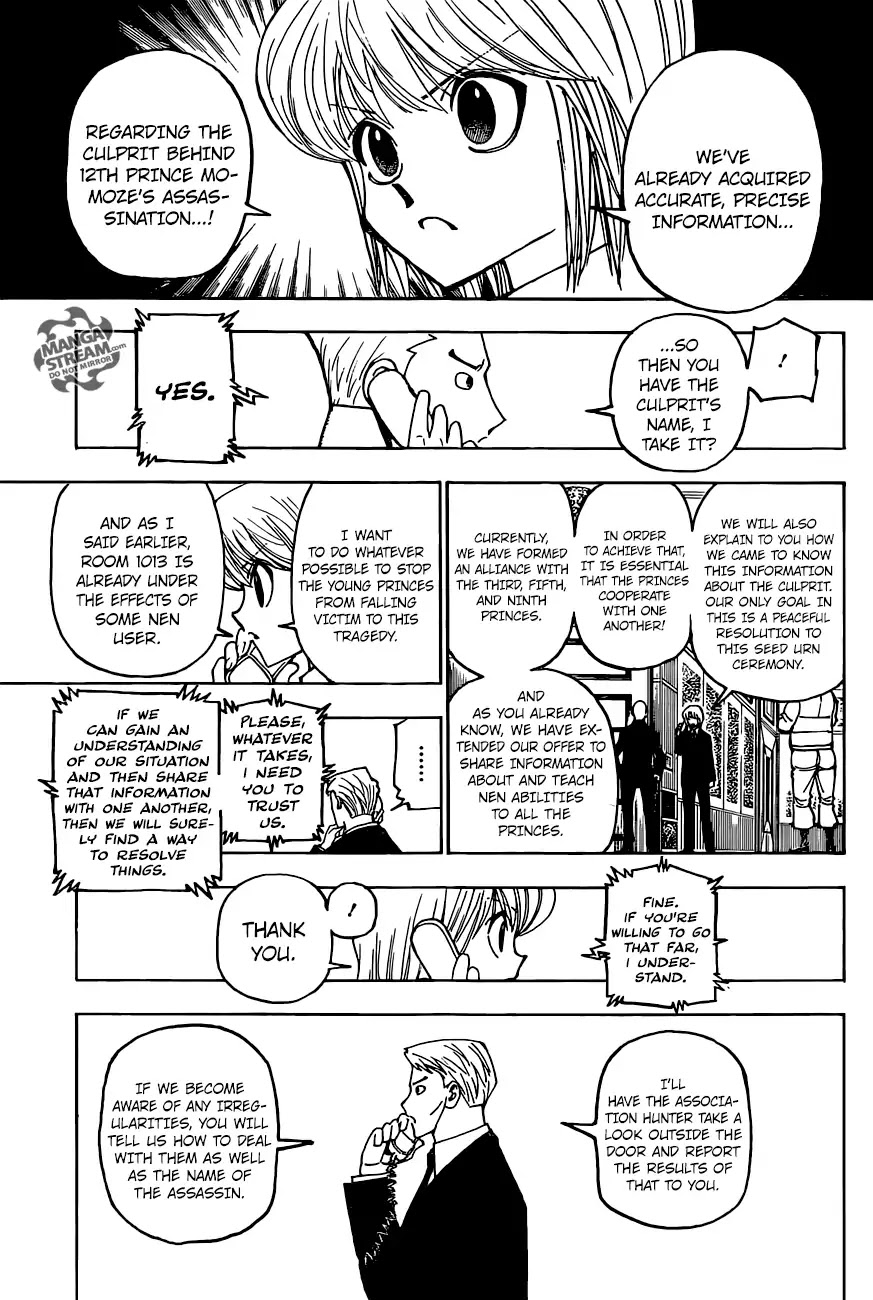 Hunter X Hunter chapter 374 page 4