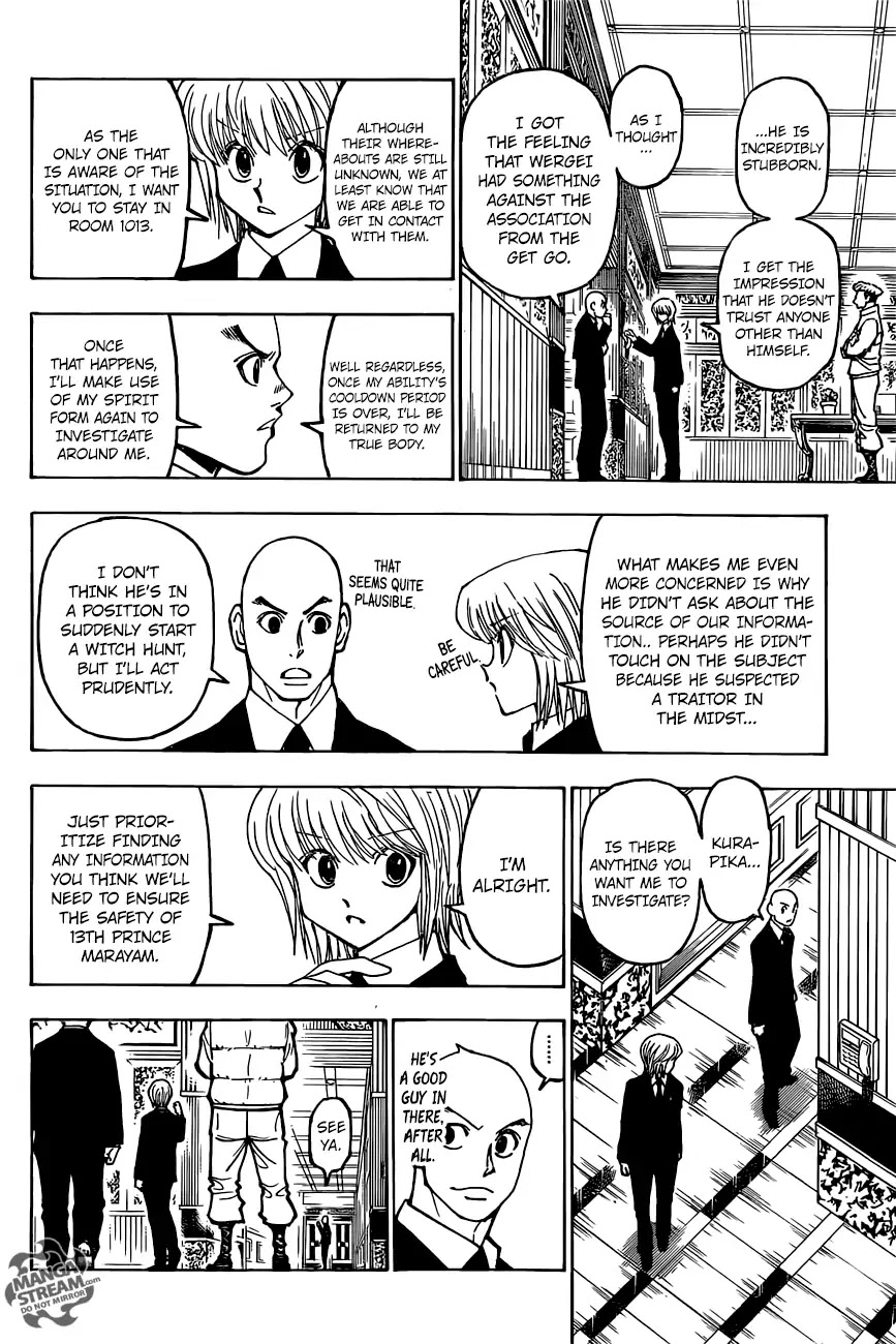Hunter X Hunter chapter 374 page 7