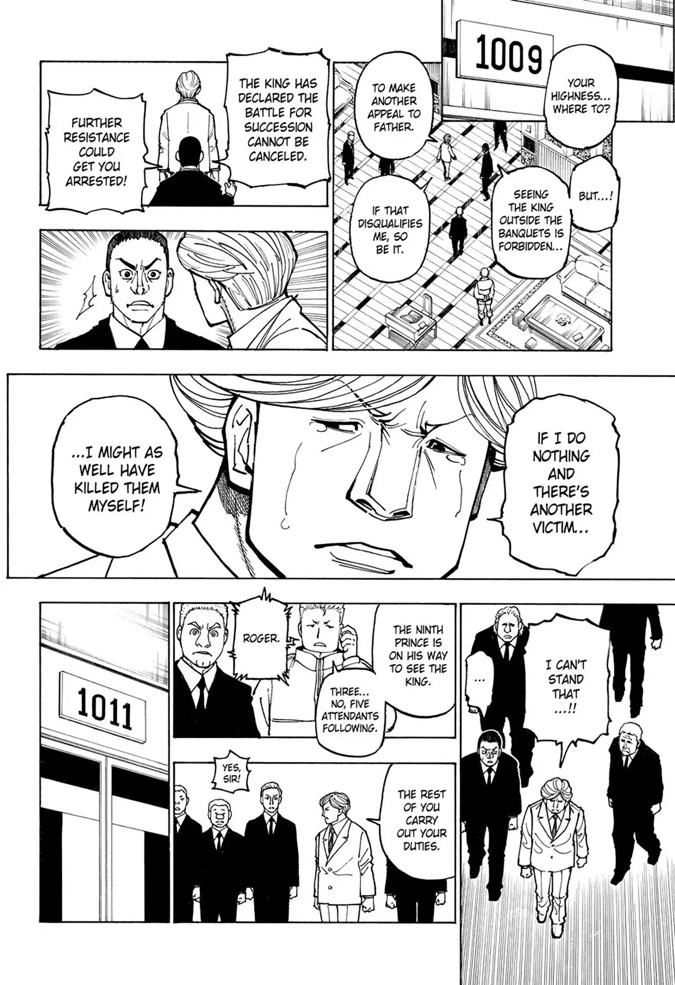 Hunter X Hunter chapter 375 page 9