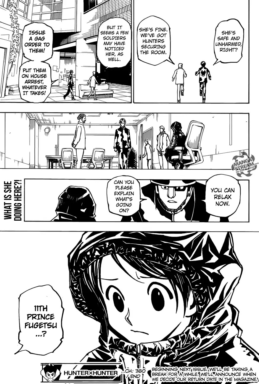 Hunter X Hunter chapter 380 page 19