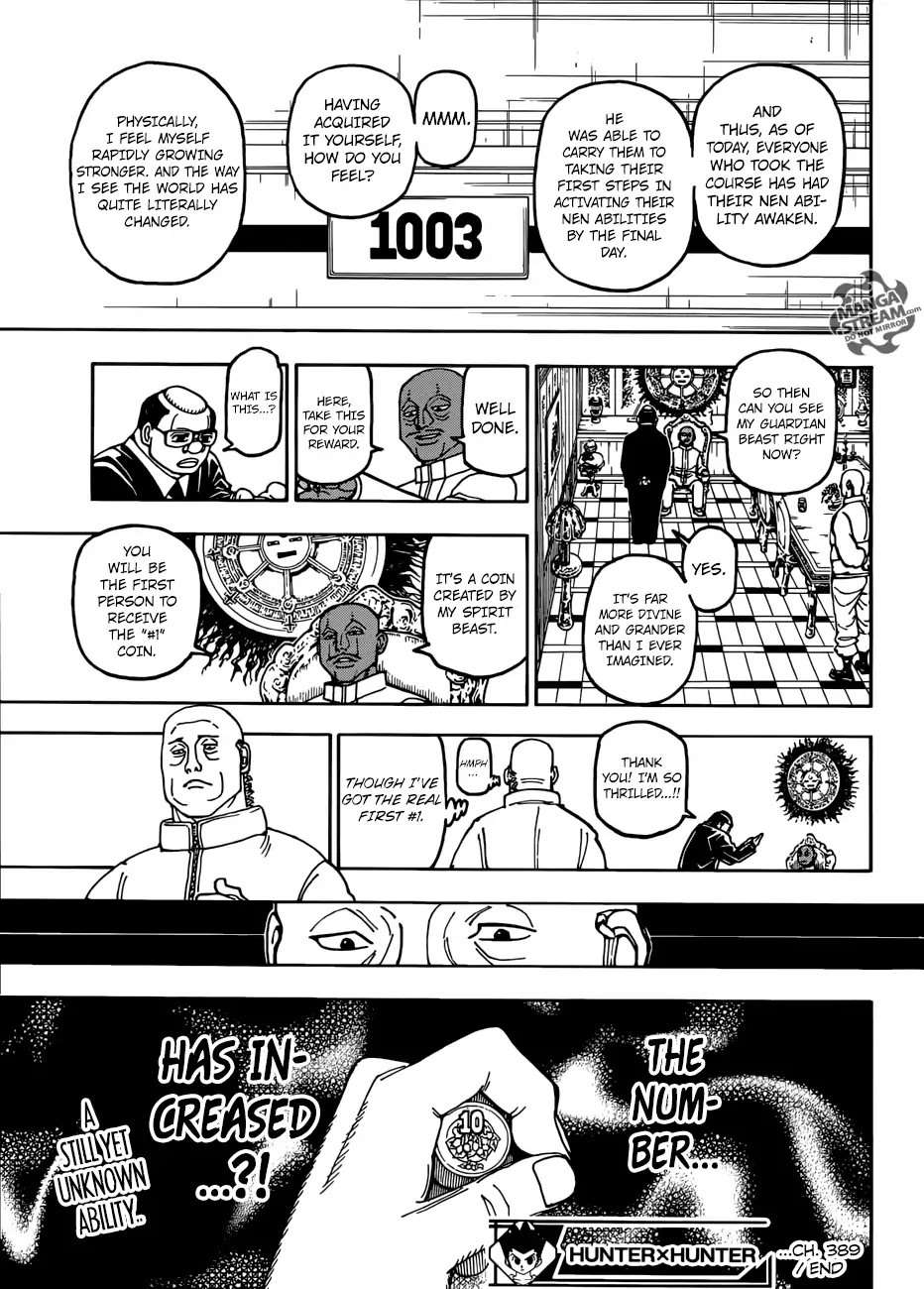 Hunter X Hunter chapter 389 page 20