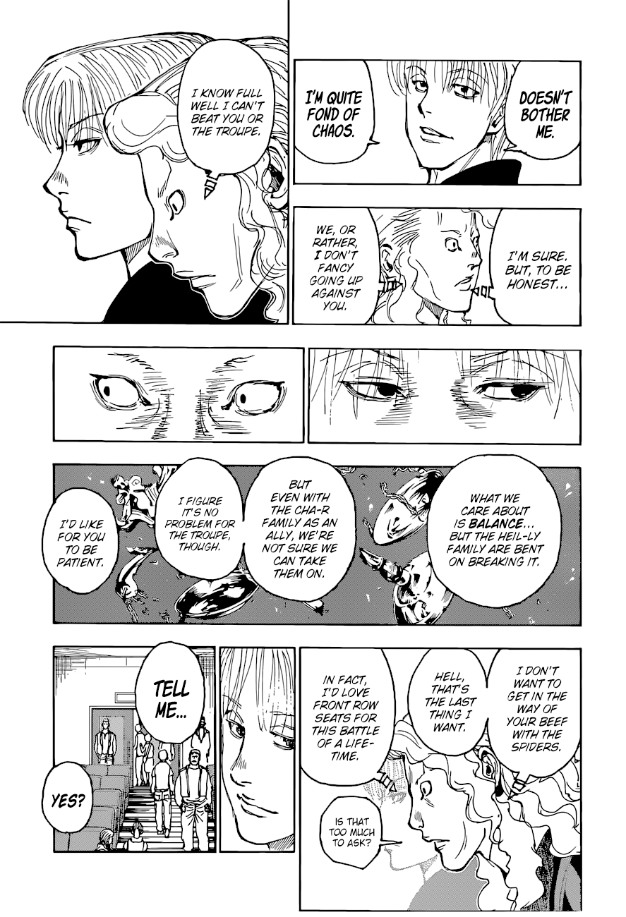 Hunter X Hunter chapter 393 page 12