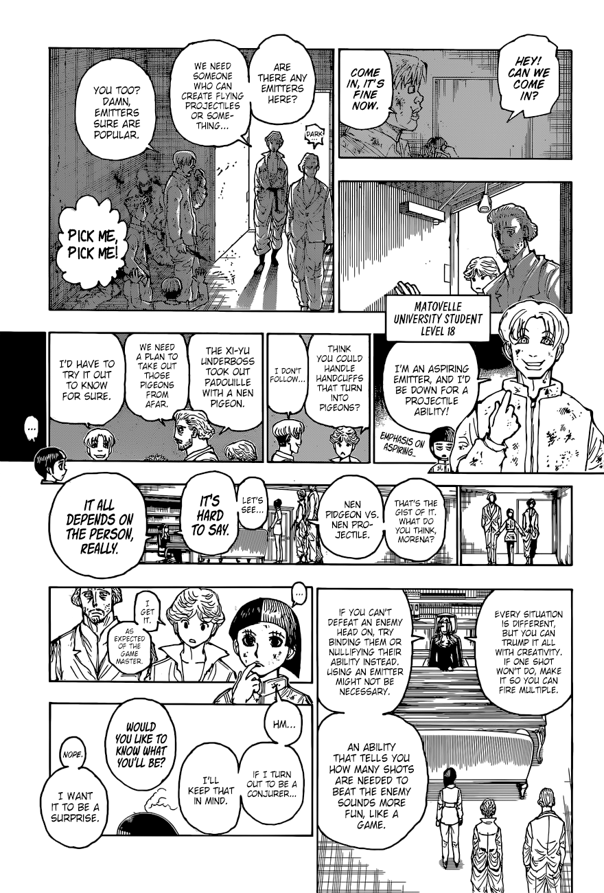 Hunter X Hunter chapter 393 page 8
