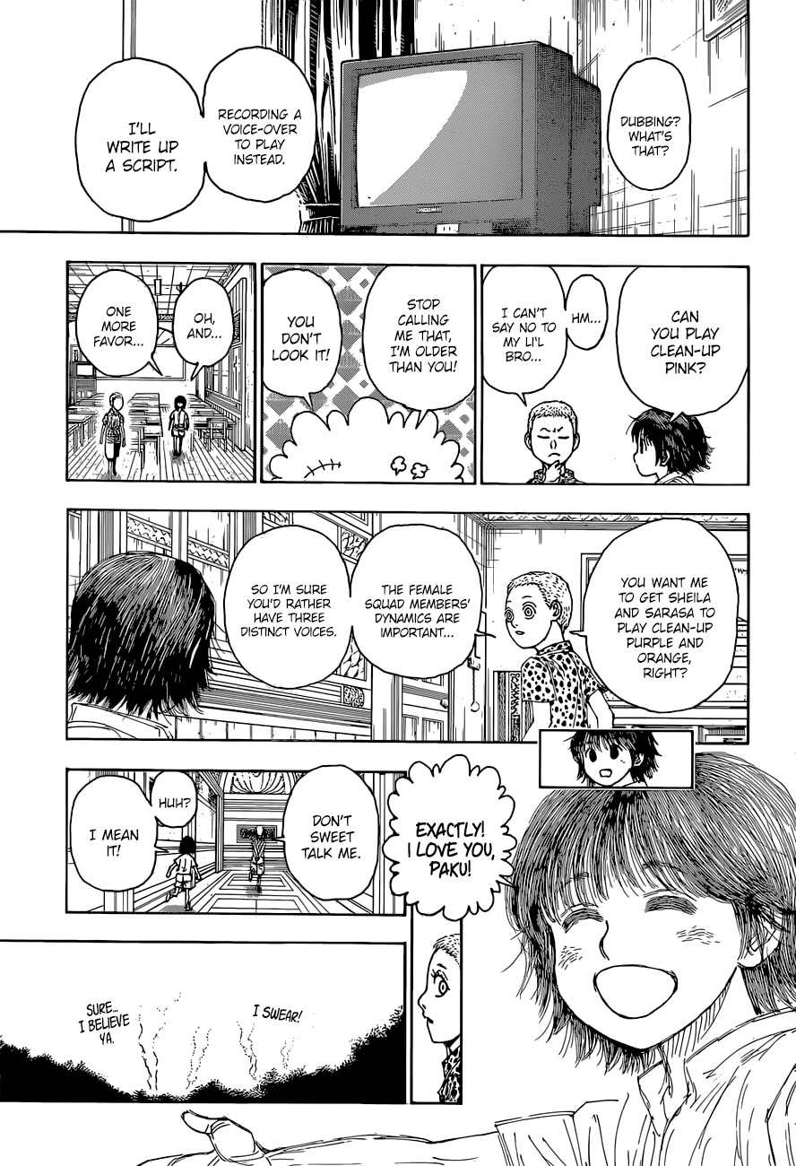 Hunter X Hunter chapter 395 page 17