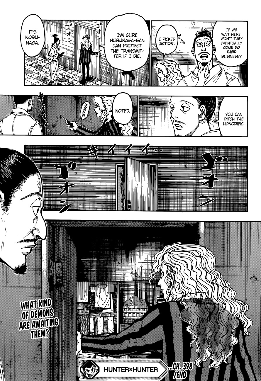 Hunter X Hunter chapter 398 page 19