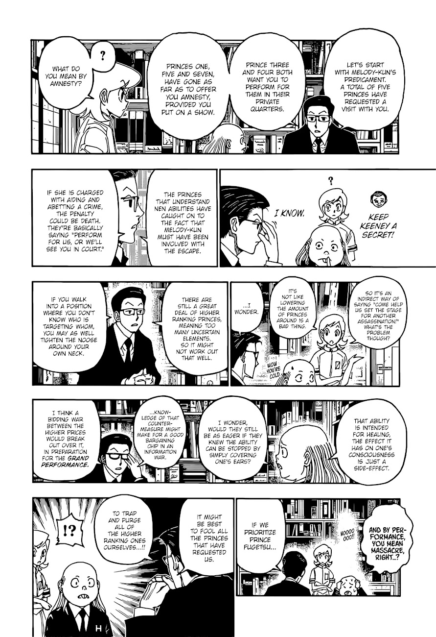 Hunter X Hunter chapter 400 page 10