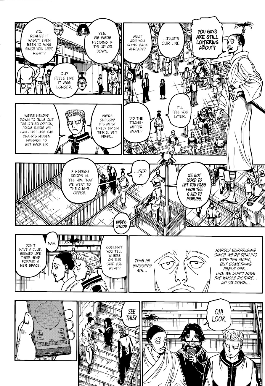 Hunter X Hunter chapter 400 page 4