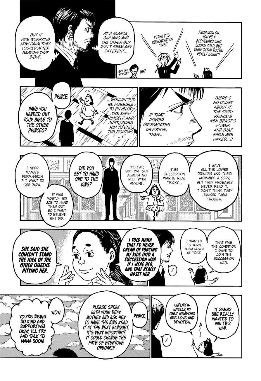 Hunter X Hunter chapter 400 page 7