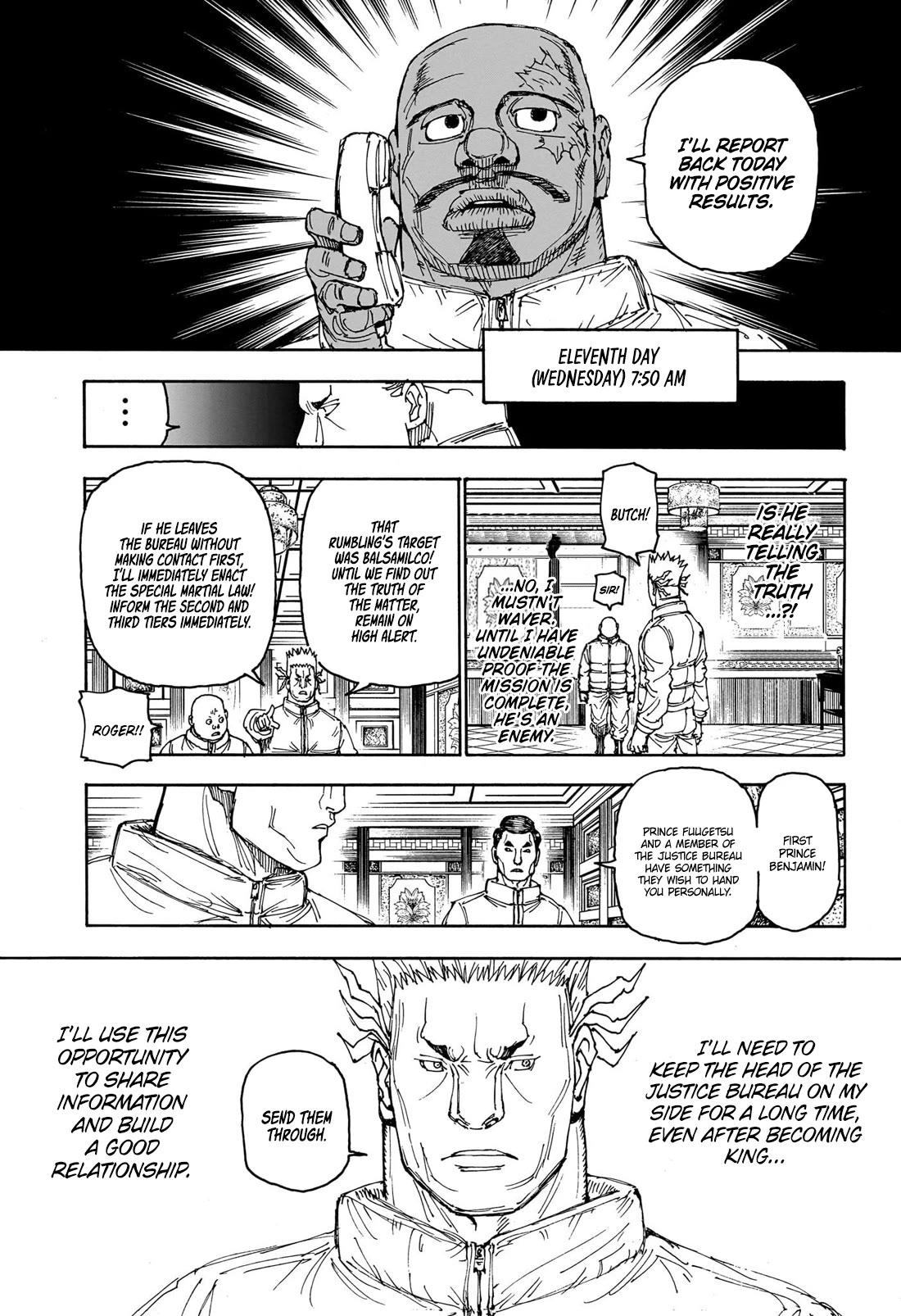 Hunter X Hunter chapter 403 page 10