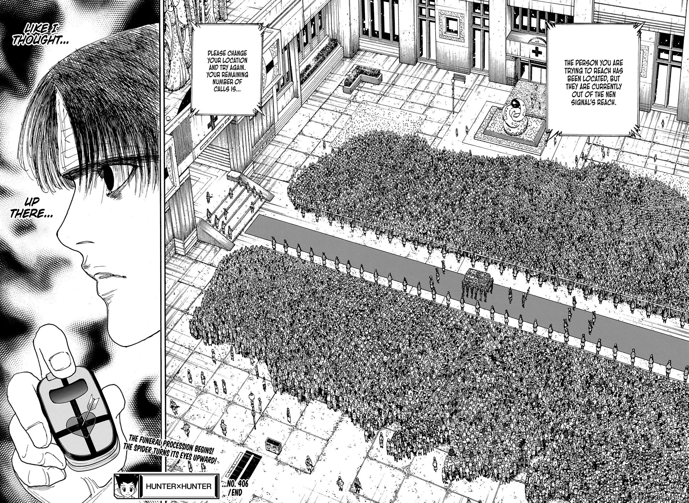 Hunter X Hunter chapter 406 page 18