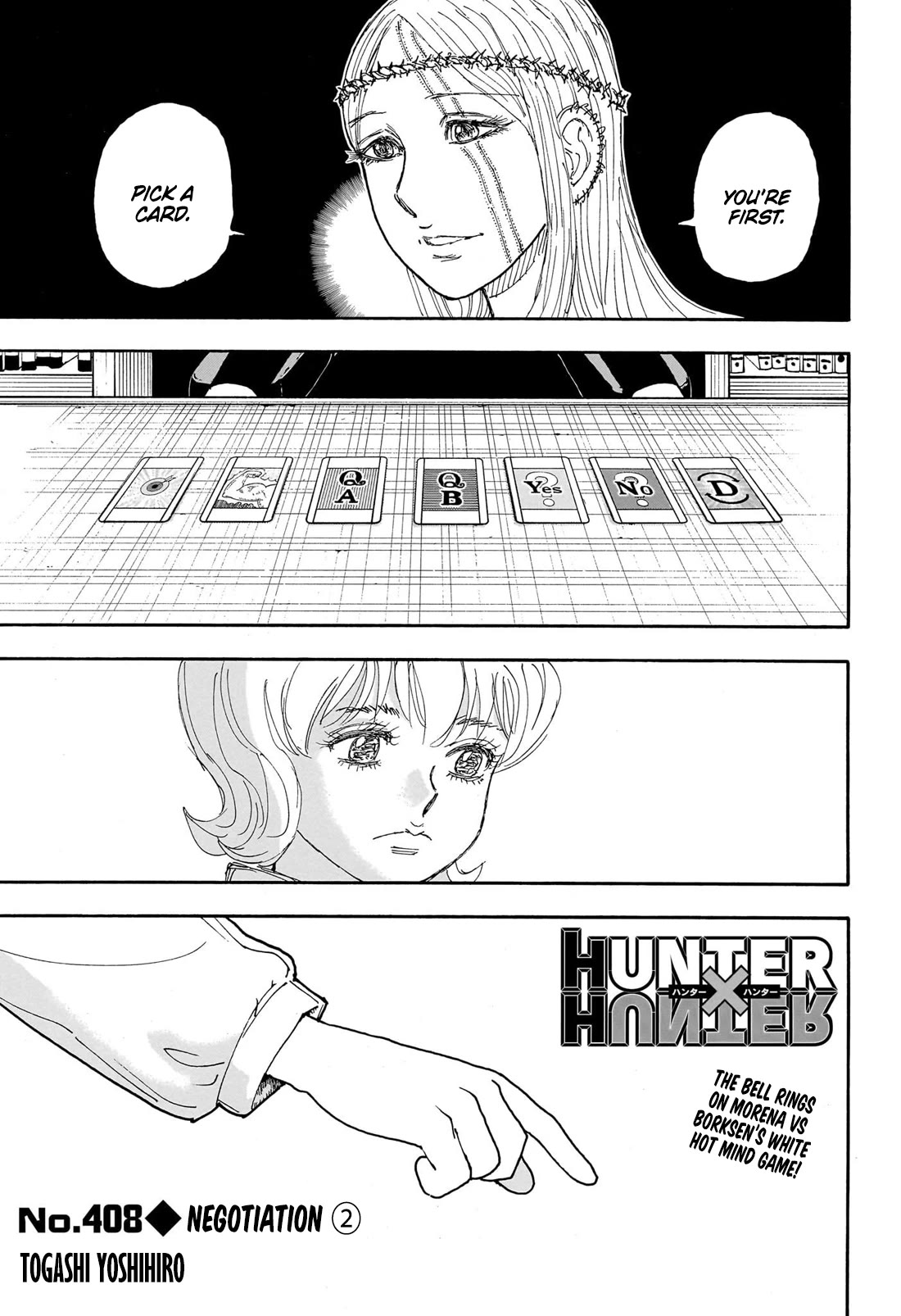 Hunter X Hunter chapter 408 page 1